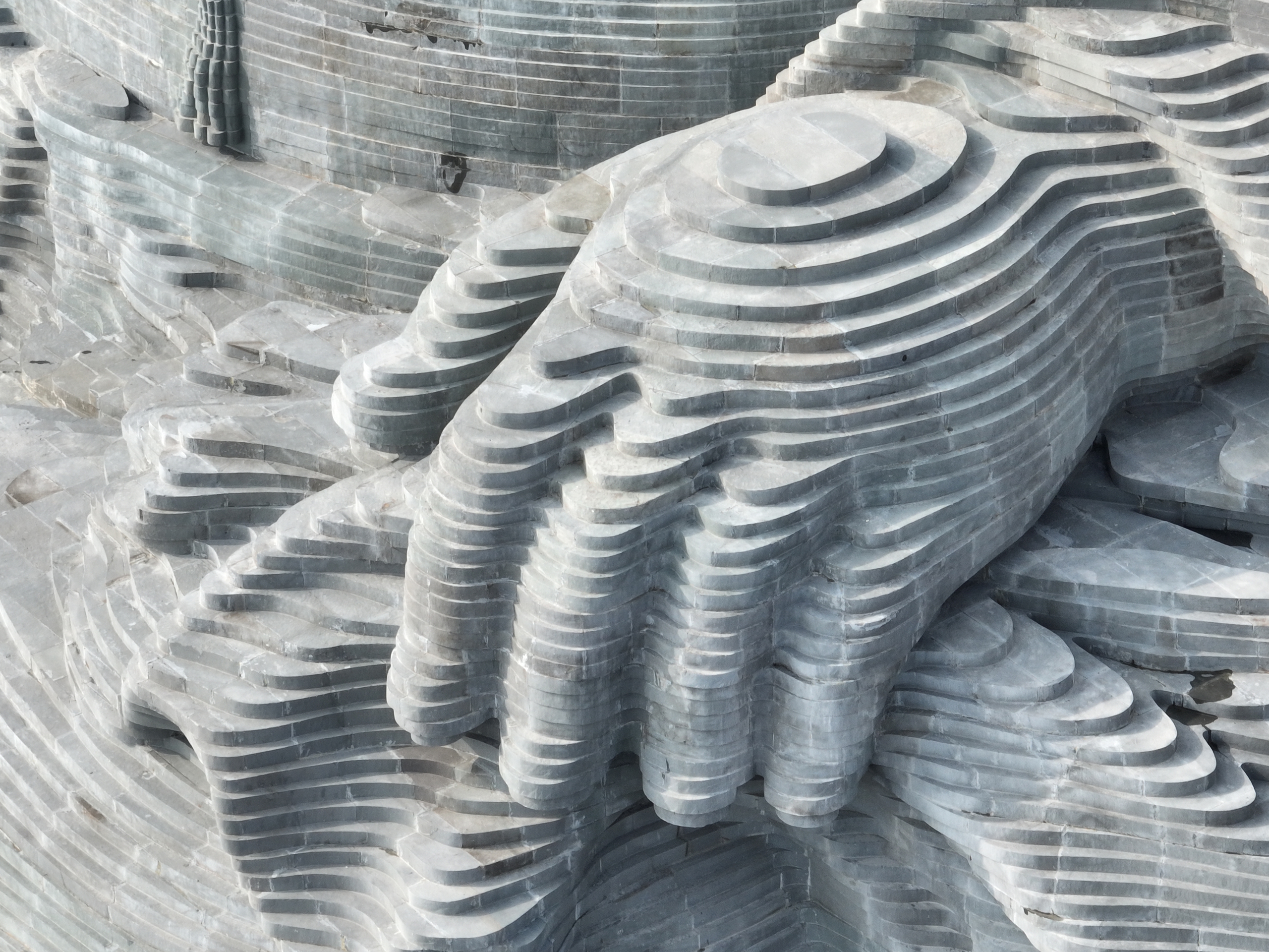 Chiêm bái tượng Phật Di Lặc ghép từ 6.688 phiến đá sa thạch ở Tây Ninh- Ảnh 5. Chiêm bái tượng Phật Di Lặc ghép từ 6.688 phiến đá sa thạch ở Tây Ninh- Ảnh 5.