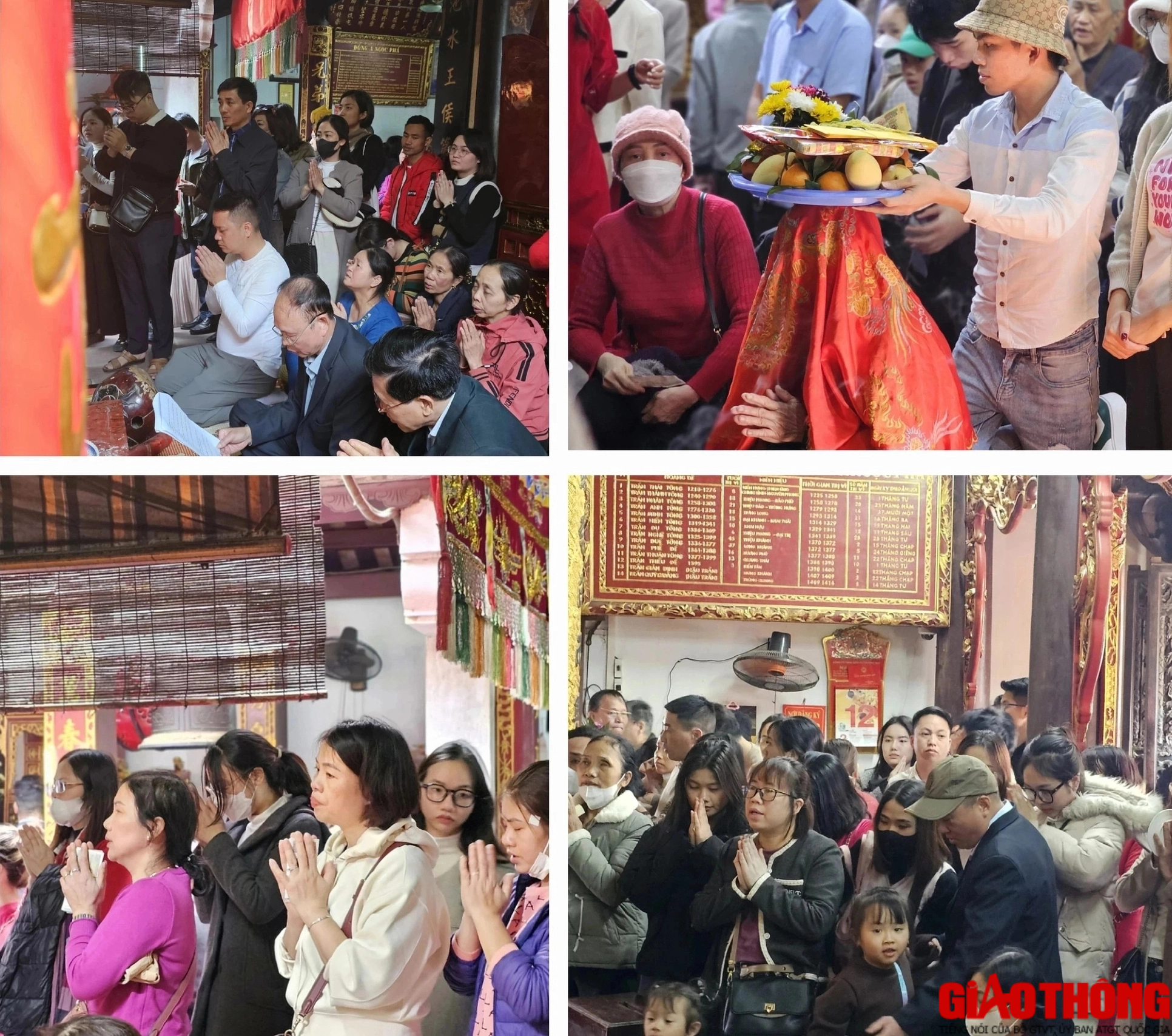 Đền Trần đ&ocirc;ng k&iacute;n kh&aacute;ch d&acirc;ng hương, xin lộc đầu năm - Ảnh 7.