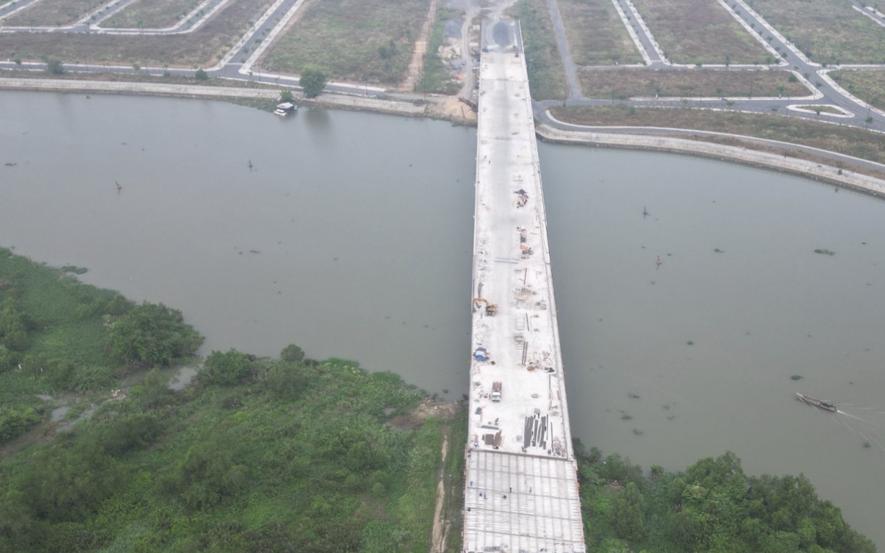 Đồng Nai: Cầu 400 tỷ sắp hoàn thành, đường kết nối vẫn thi công ì ạch- Ảnh 13. Cầu Vàm Cái Sứt tại Đồng Nai khi nào hoàn thành?