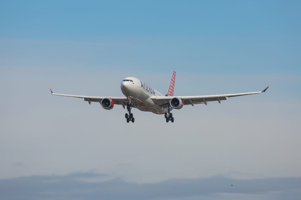 M&aacute;y bay chở kh&aacute;ch thủng lỗ chỗ tr&ecirc;n th&acirc;n do va chạm, phải hạ c&aacute;nh khẩn- Ảnh 1.