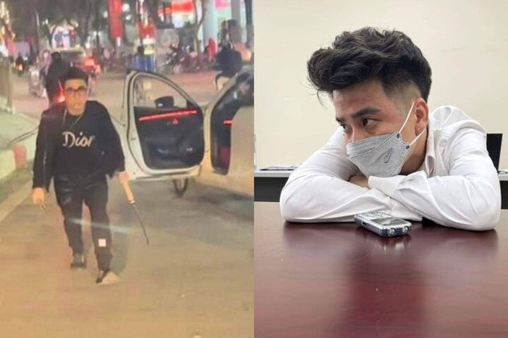 T&agrave;i xế &ocirc; t&ocirc; Mazda cầm dao ch&eacute;m xe bu&yacute;t ở H&agrave; Nội khai g&igrave;?- Ảnh 1.