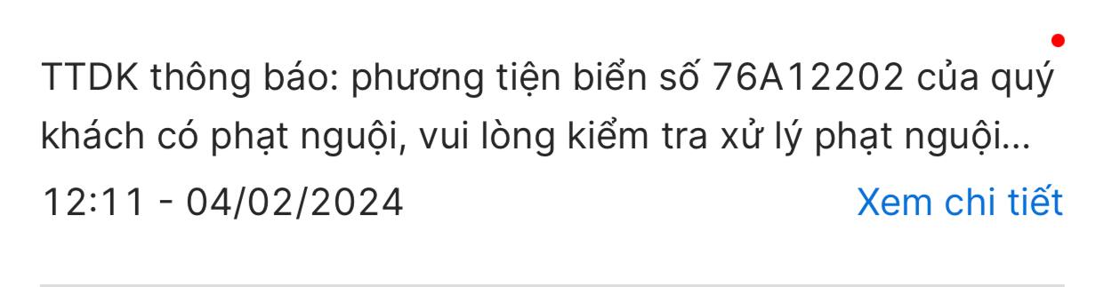 Tự động cảnh b&aacute;o phạt nguội tr&ecirc;n ứng dụng đặt lịch đăng kiểm- Ảnh 1.
