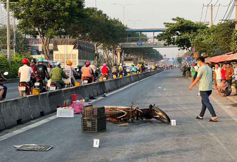 Hiện trường vụ tai nạn. Hiện trường vụ tai nạn.