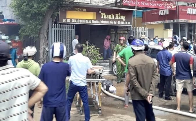 Ch&aacute;y nh&agrave; ở Đồng Nai, một người tử vong, một người bị thương- Ảnh 1.