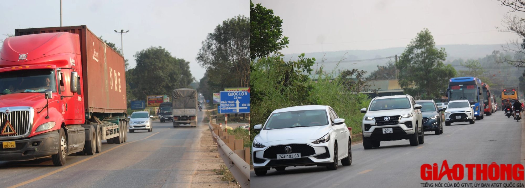 Cao tốc Cam Lộ - La Sơn nườm nượp xe cộ nối đu&ocirc;i di chuyển về qu&ecirc; ăn Tết- Ảnh 7.