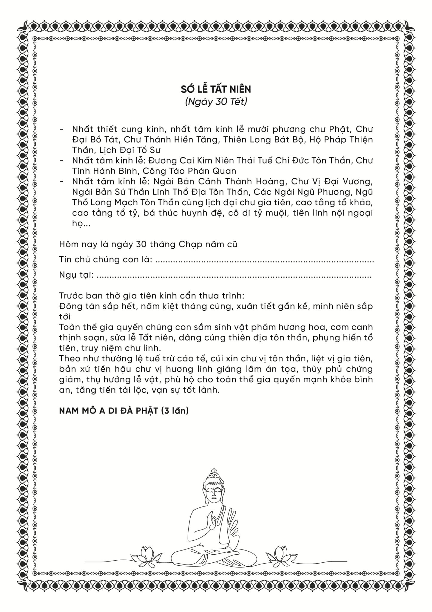 Văn khấn tất ni&ecirc;n tết Gi&aacute;p Th&igrave;n 2024 đầy đủ nhất- Ảnh 3.