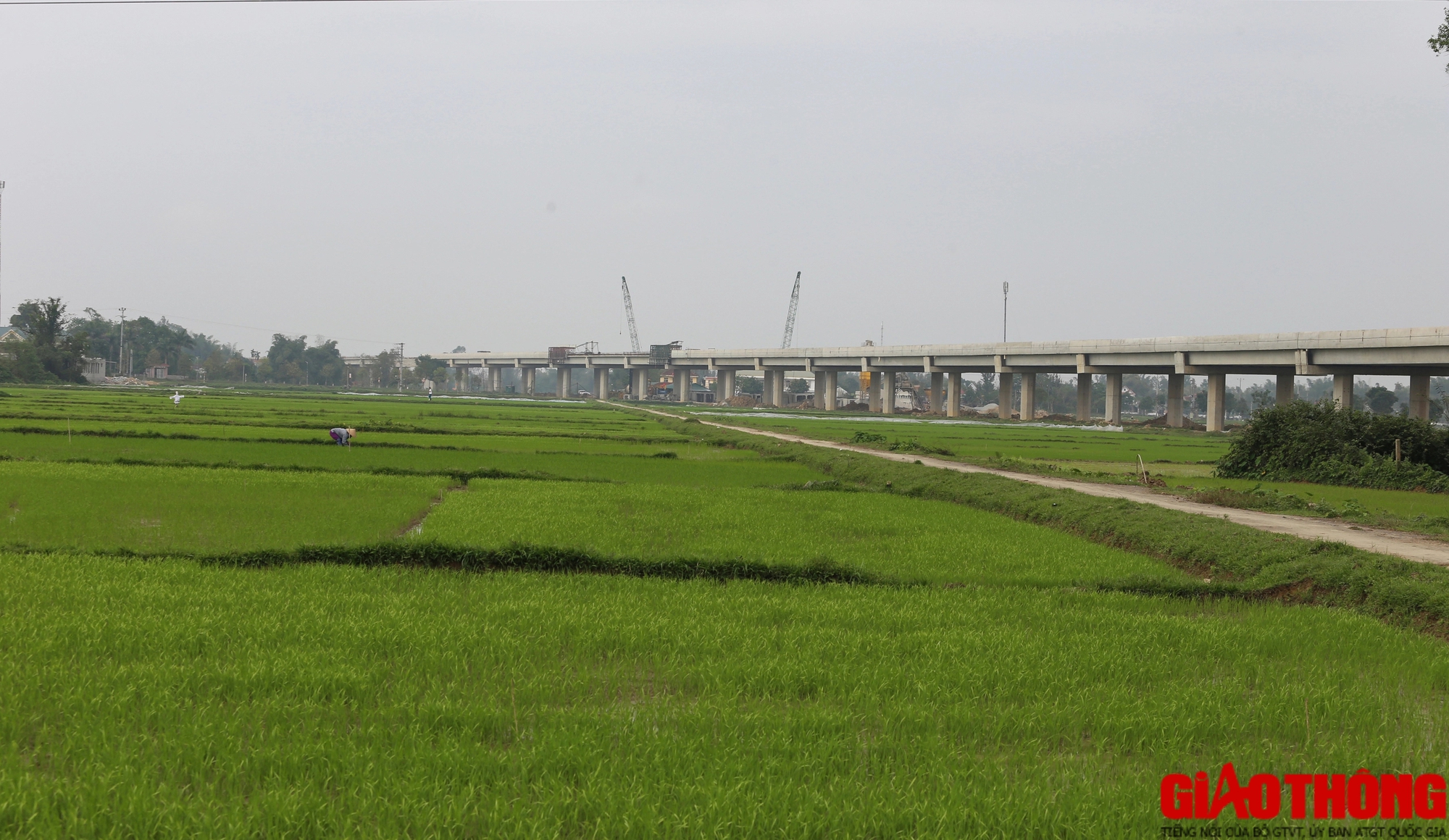 Hình hài cầu vượt sông dài nhất trên cao tốc Bắc - Nam những ngày cận Tết- Ảnh 10. Hình hài cầu vượt sông dài nhất trên cao tốc Bắc - Nam những ngày cận Tết- Ảnh 10.