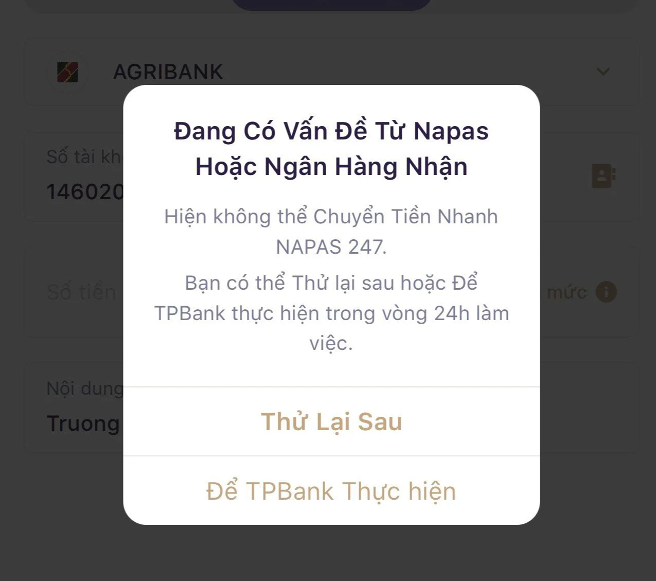 Nhiều người không thể chuyển khoản qua mobile banking dịp cận Tết- Ảnh 1. Nhiều người không thể chuyển khoản qua mobile banking dịp cận Tết- Ảnh 1.