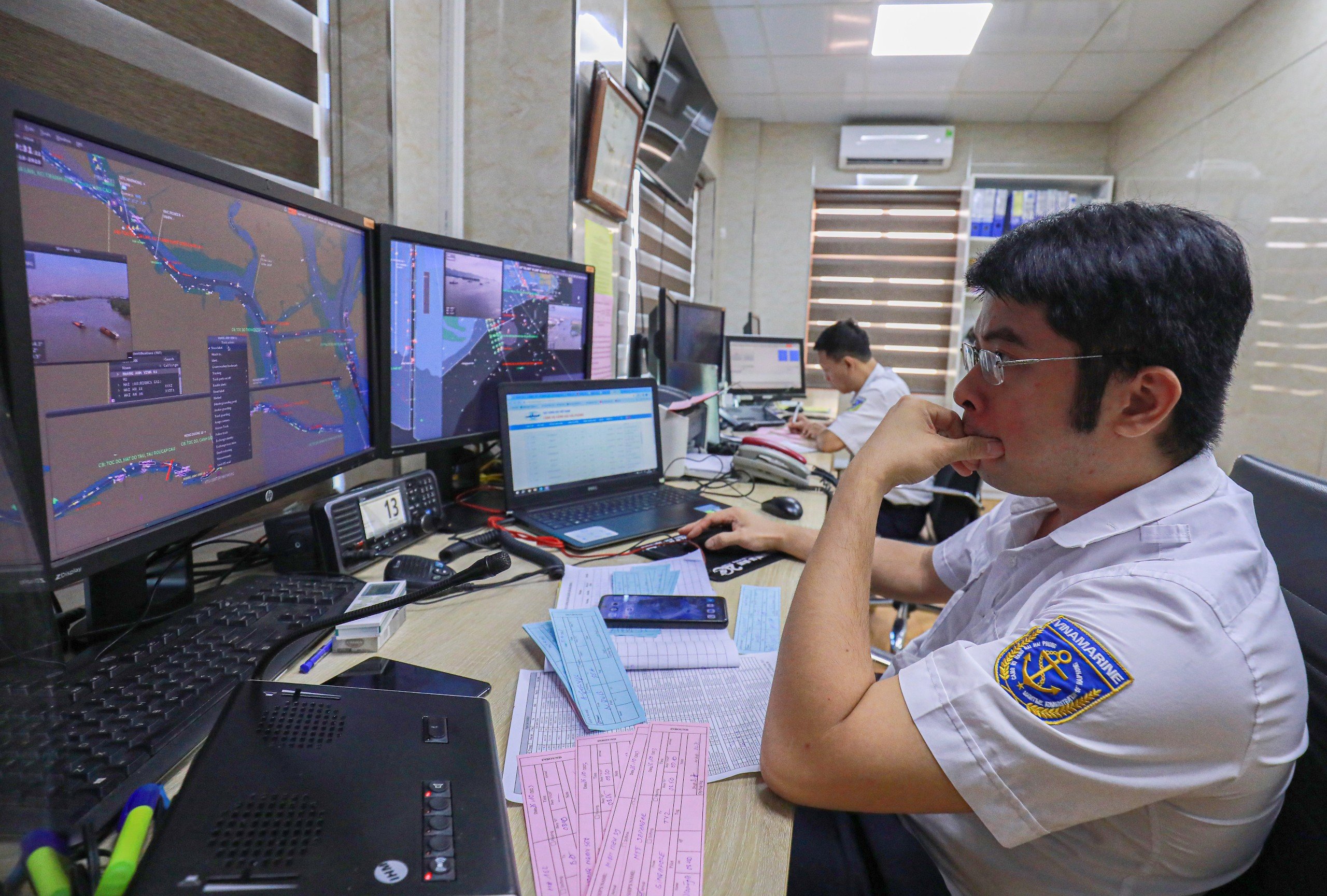 Cảng vụ h&agrave;ng hải Hải Ph&ograve;ng tăng cường 