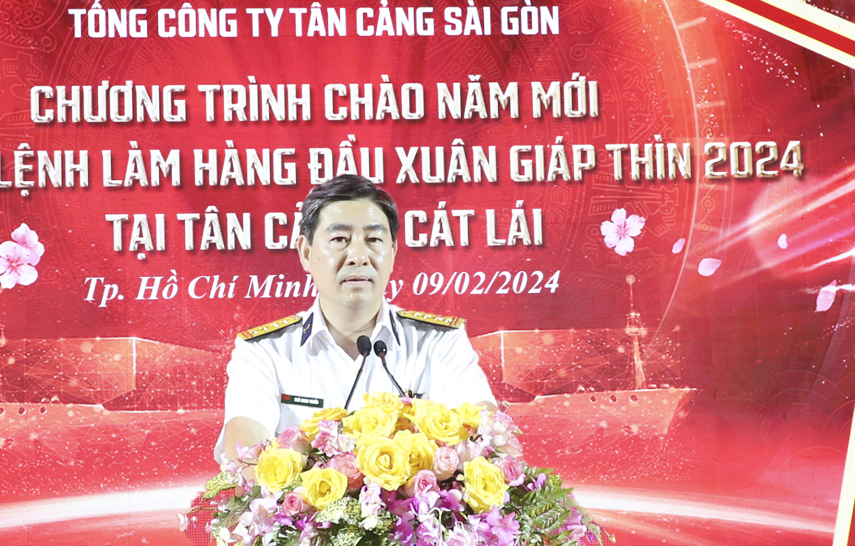 Tổng công ty Tân Cảng Sài Gòn phát lệnh làm hàng đầu xuân Giáp Thìn 2024- Ảnh 2. Tổng công ty Tân Cảng Sài Gòn phát lệnh làm hàng đầu xuân Giáp Thìn 2024- Ảnh 2.