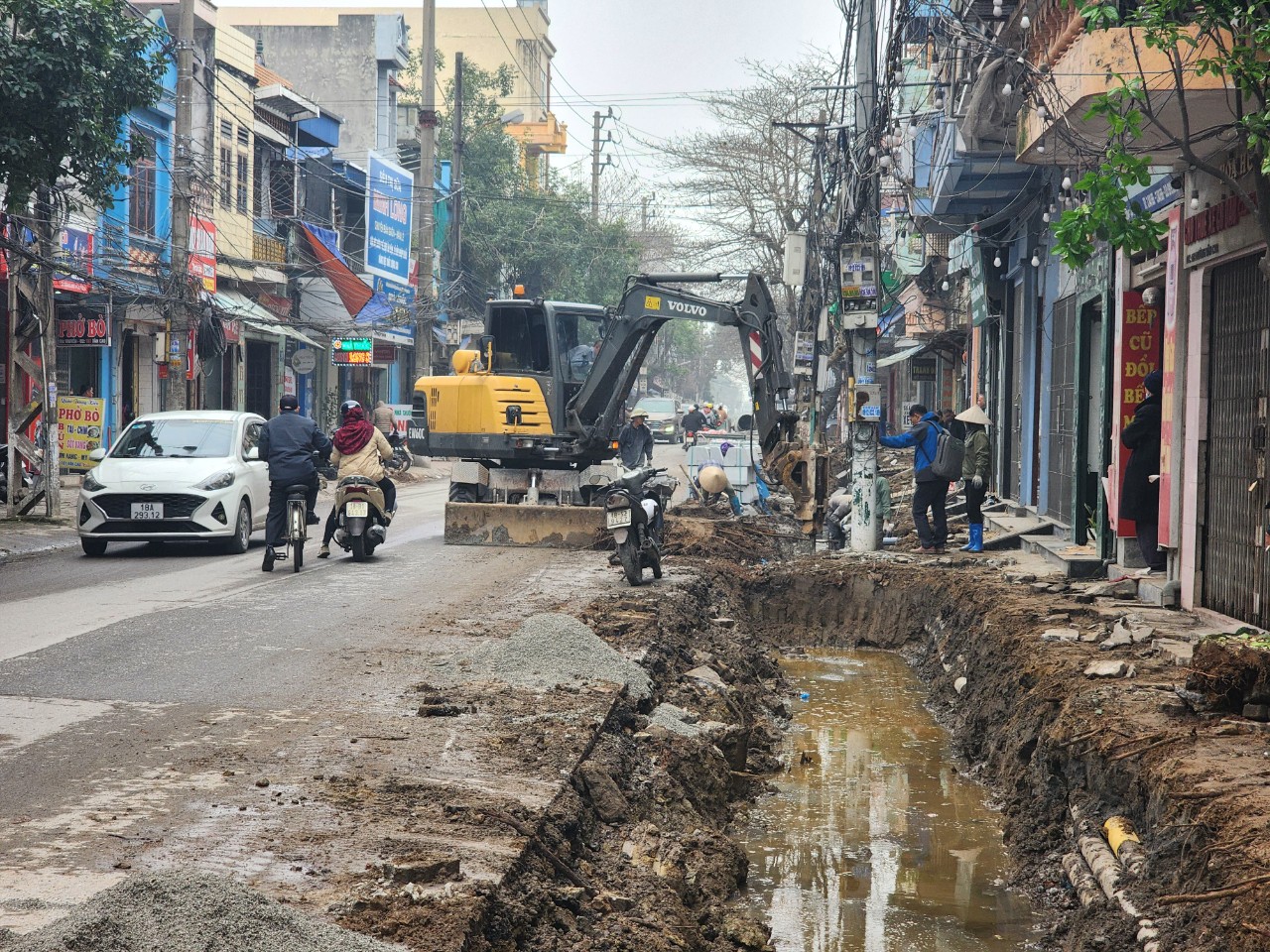Nam Định: Bất an dự &aacute;n chỉnh trang đ&ocirc; thị thi c&ocirc;ng ẩu- Ảnh 2.