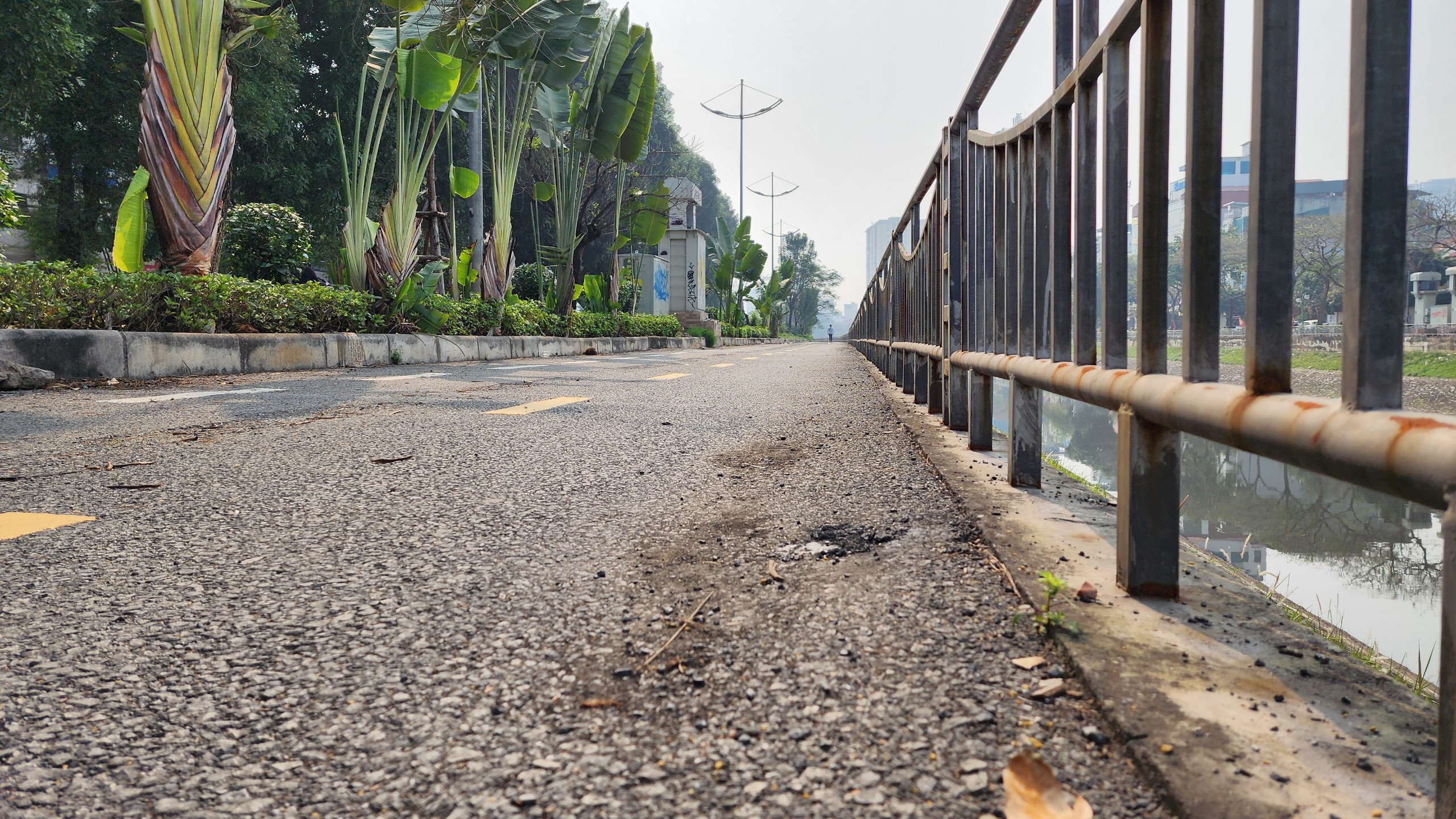 Đường d&agrave;nh ri&ecirc;ng cho xe đạp đầu ti&ecirc;n của H&agrave; Nội 