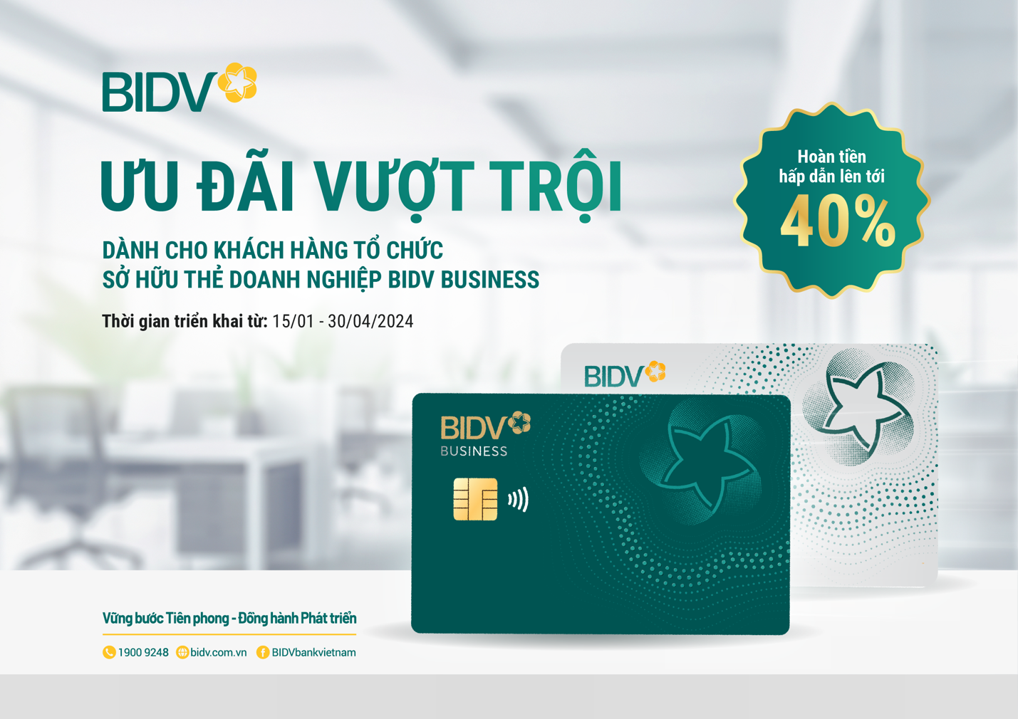 Ưu đ&atilde;i vượt trội từ bộ đ&ocirc;i thẻ doanh nghiệp BIDV Business- Ảnh 1.