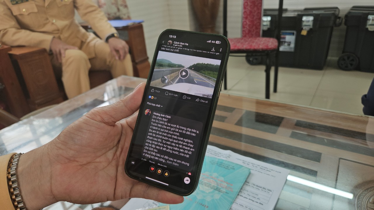 Lập bi&ecirc;n bản, phạt nặng t&agrave;i xế vượt 