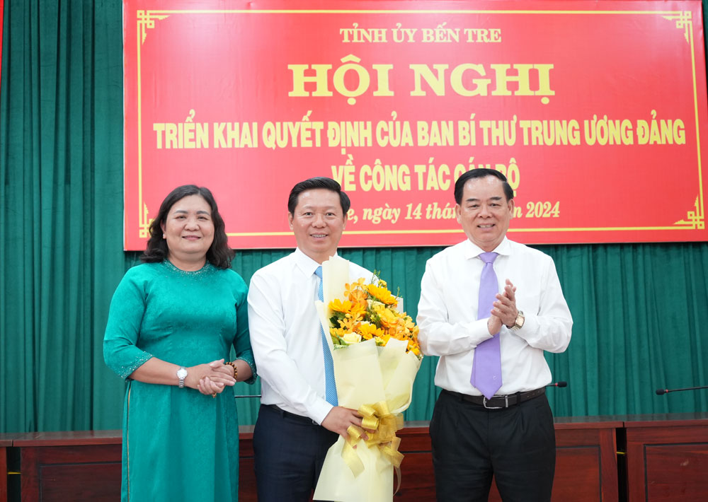 &Ocirc;ng Trần Thanh L&acirc;m l&agrave;m Ph&oacute; b&iacute; thư Tỉnh ủy Bến Tre- Ảnh 2.