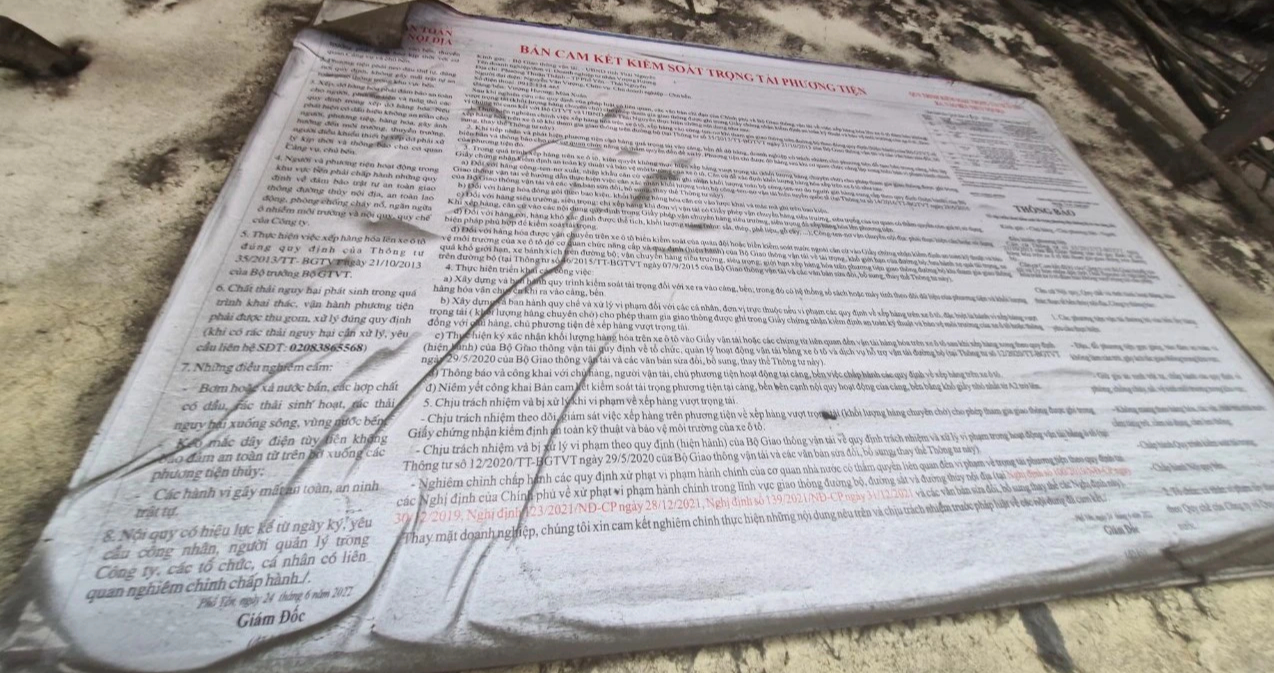 Th&aacute;i Nguy&ecirc;n: Bến thủy tiếp tay vi phạm, xe qu&aacute; tải tung chi&ecirc;u 