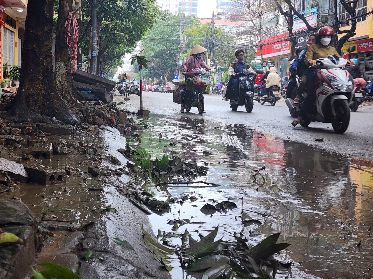 Th&aacute;i B&igrave;nh: Bất an dự &aacute;n chỉnh trang đ&ocirc; thị thi c&ocirc;ng ẩu- Ảnh 1.