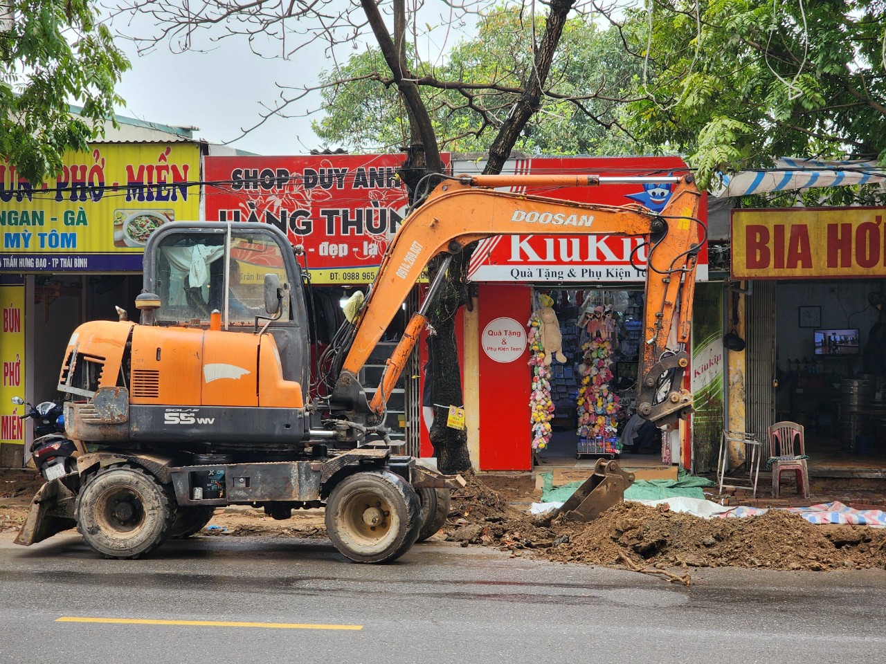 Th&aacute;i B&igrave;nh: Bất an dự &aacute;n chỉnh trang đ&ocirc; thị thi c&ocirc;ng ẩu- Ảnh 3.