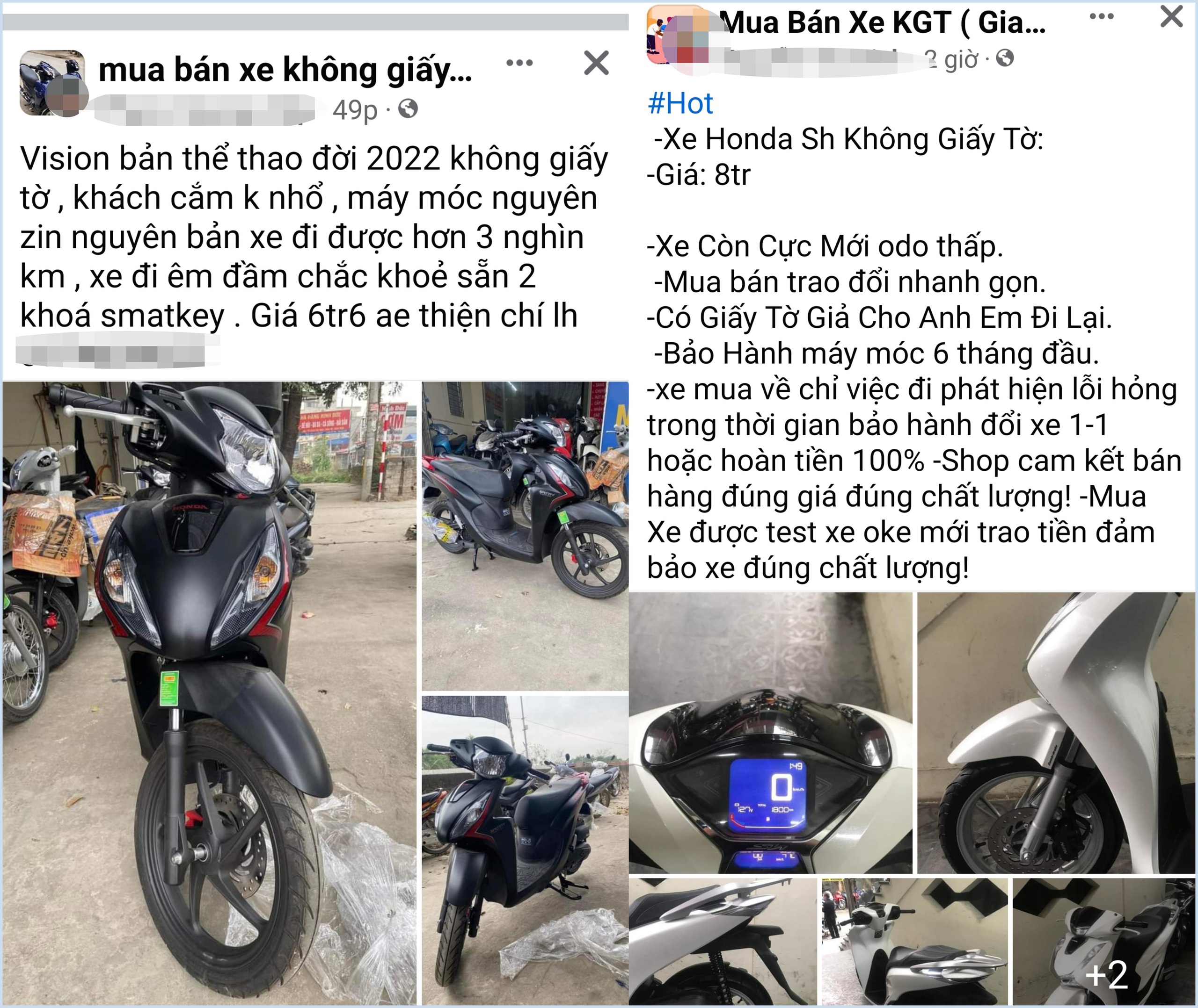 Hệ lụy khi mua xe kh&ocirc;ng giấy tờ- Ảnh 2.