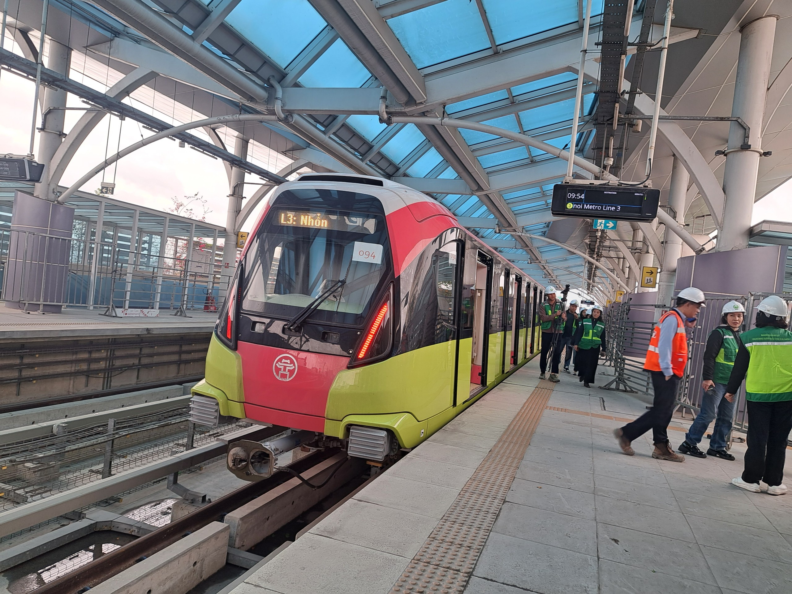 Chạy thử metro Nhổn - ga H&agrave; Nội- Ảnh 2.