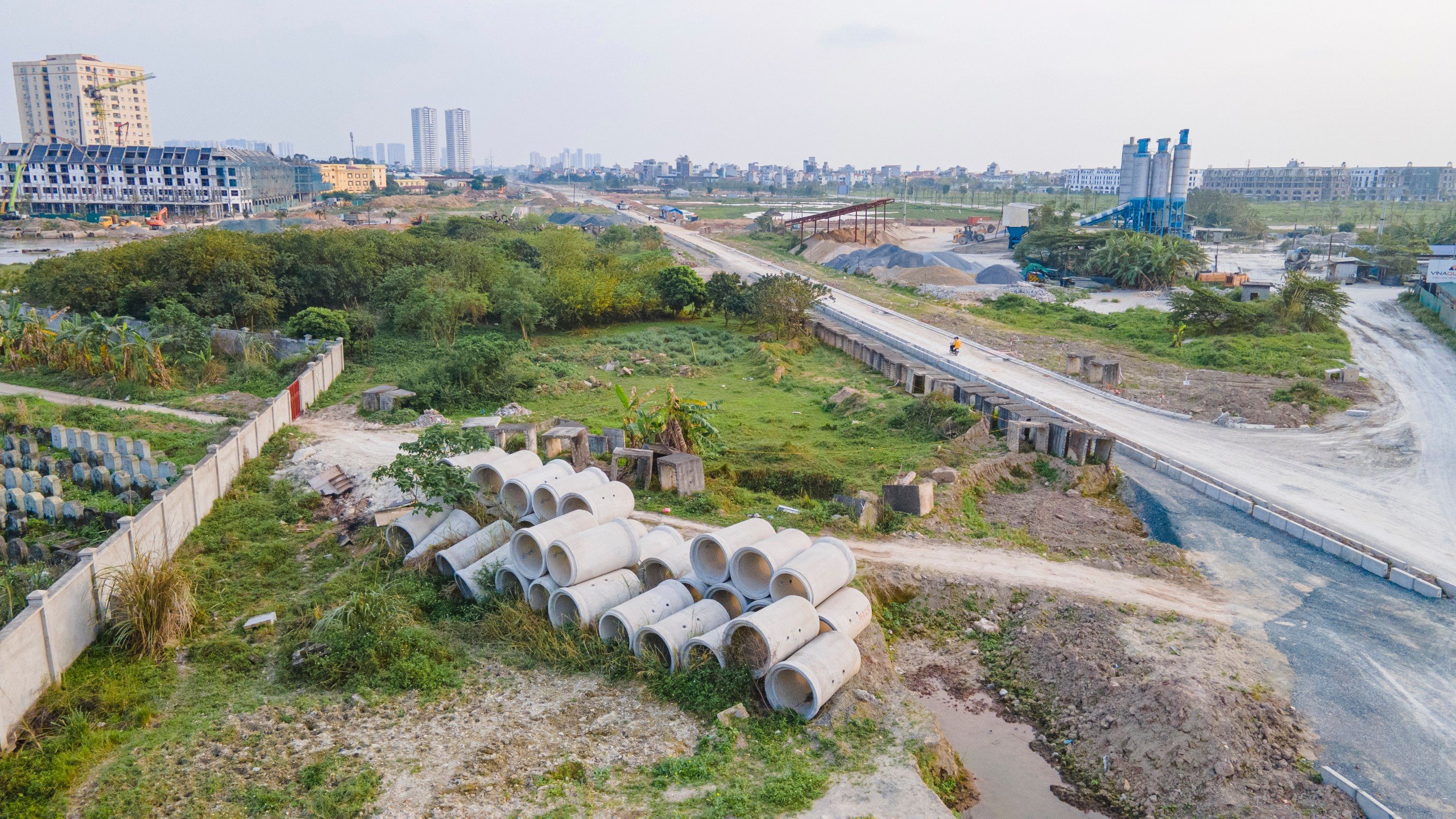 V&agrave;nh đai 3,5 đoạn từ Đại lộ Thăng Long đến QL32 nh&igrave;n từ tr&ecirc;n cao- Ảnh 14.