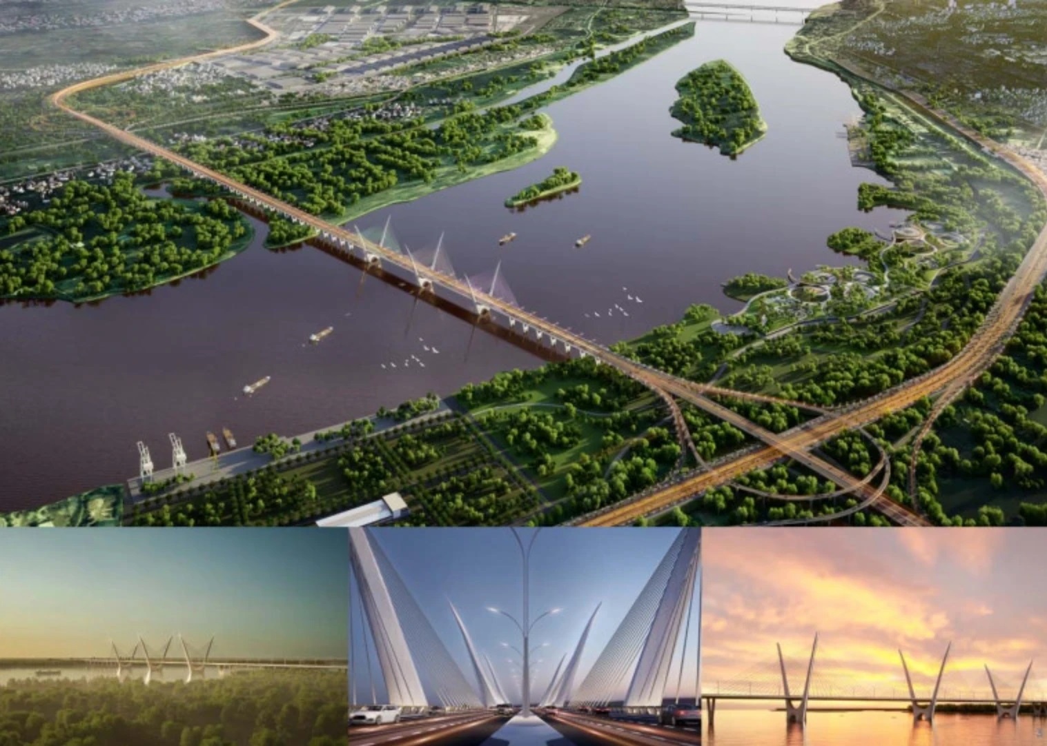 H&agrave; Nội n&oacute;i về th&ocirc;ng tin thiết kế cầu Thượng C&aacute;t nghi đạo &yacute; tưởng cầu Thạch H&atilde;n 1- Ảnh 1.