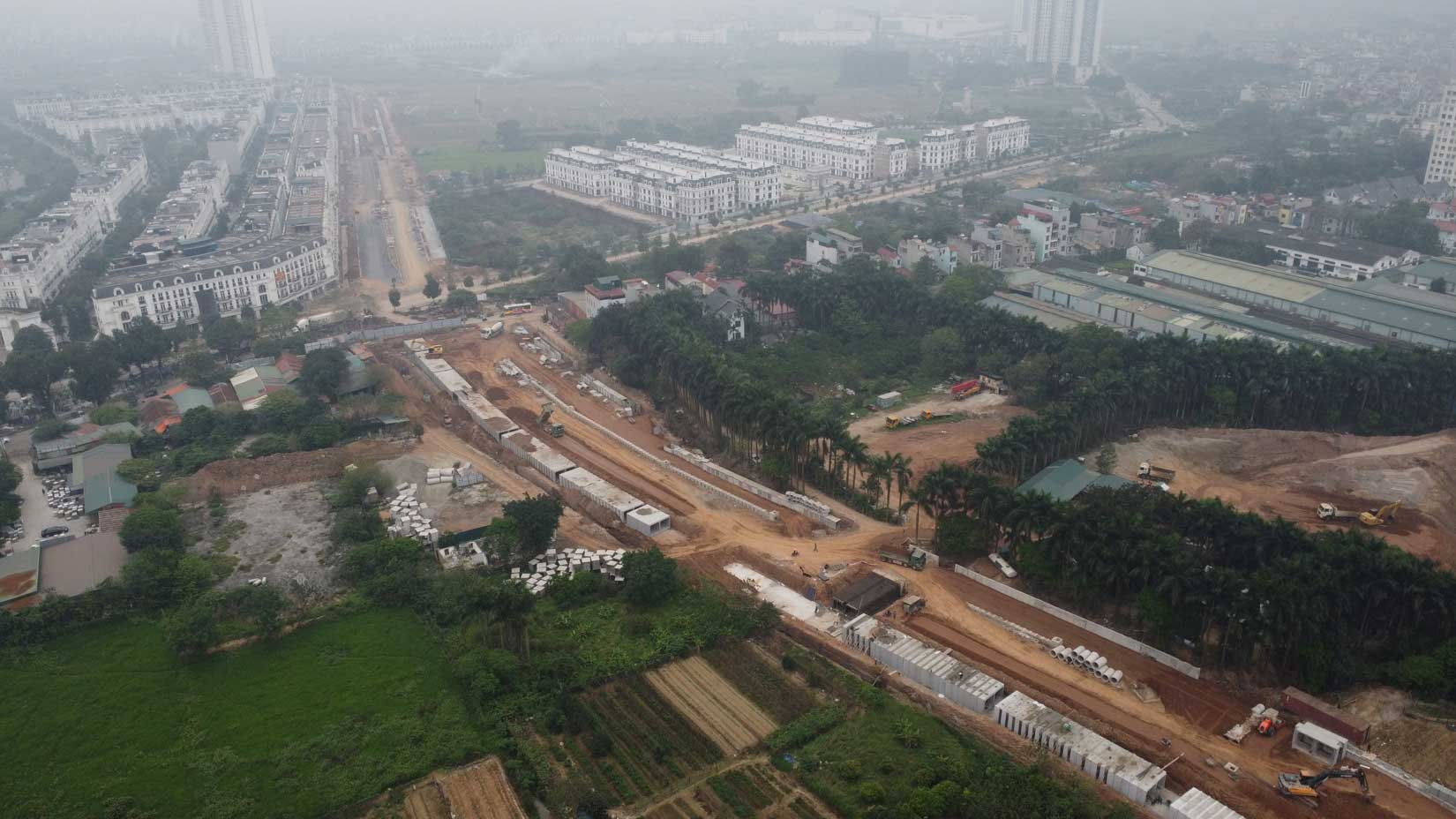 Đường L&ecirc; Quang Đạo đang được thi c&ocirc;ng đến đ&acirc;u?- Ảnh 1.