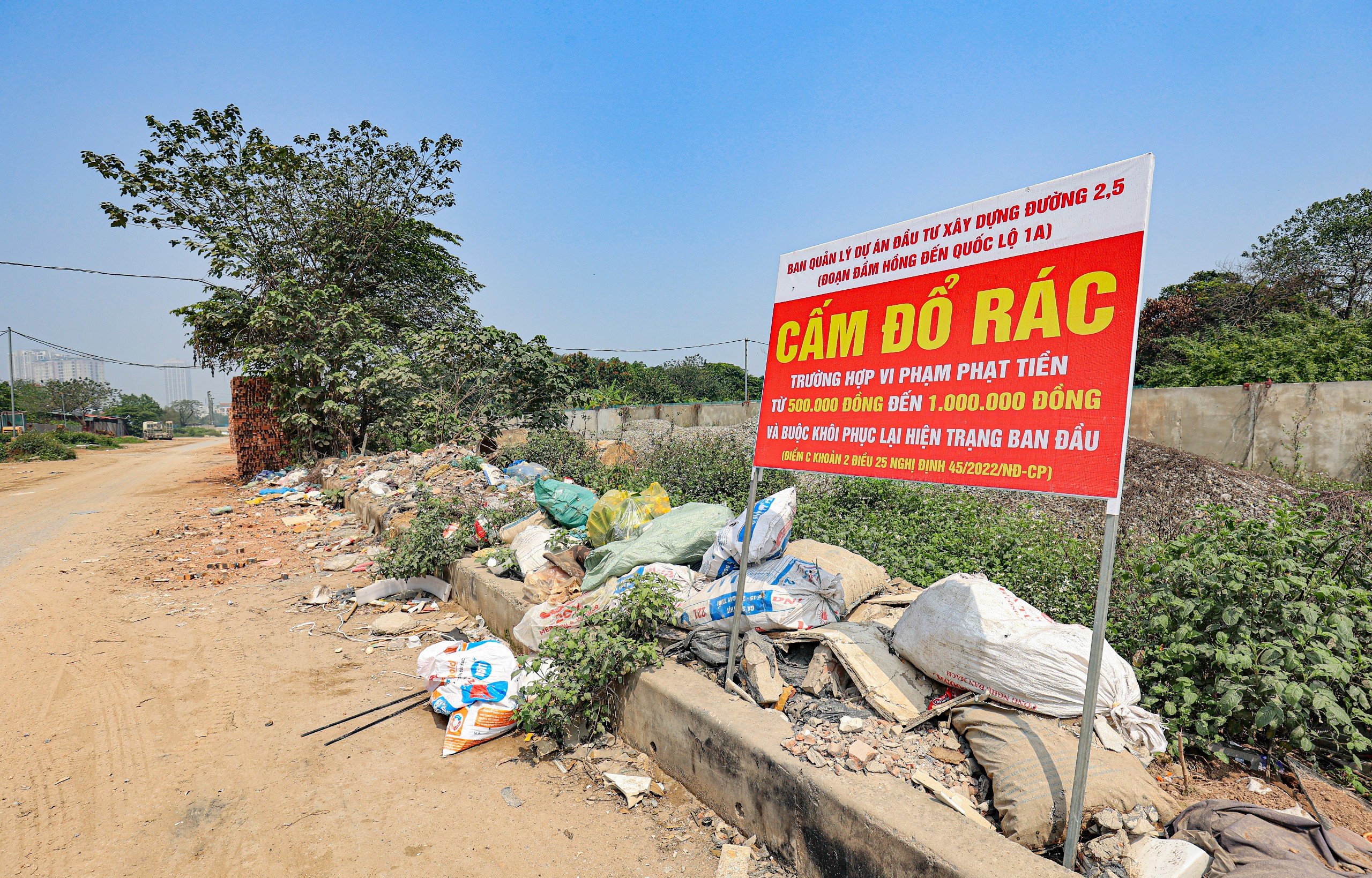 H&agrave; Nội: V&agrave;nh đai 2,5 vẫn 