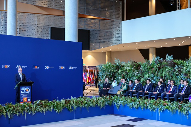 Thủ tướng dự nghi lễ đặc biệt trong lễ đ&oacute;n hội nghị Cấp cao ASEAN - Australia- Ảnh 8.