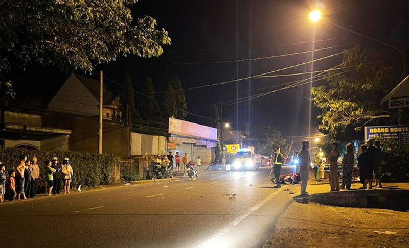 Hiện trường vụ tai nạn. Hiện trường vụ tai nạn.