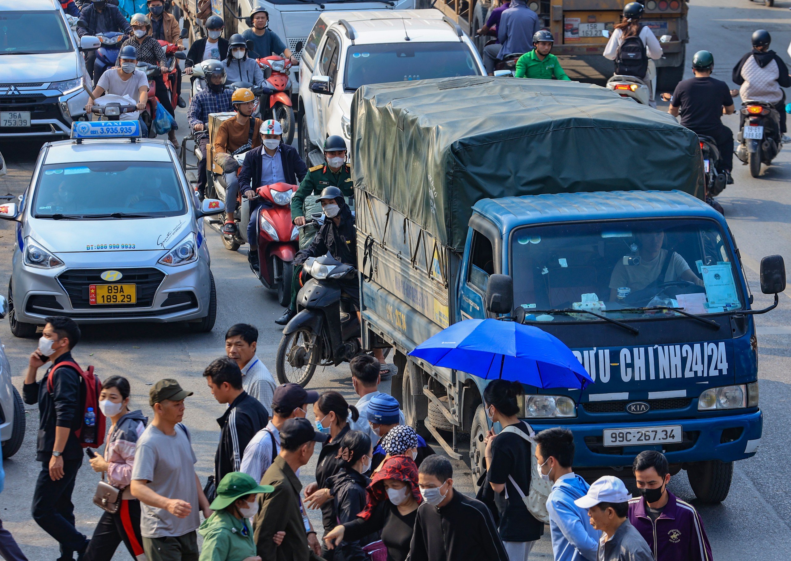 Đường 70 đoạn H&agrave; Đ&ocirc;ng - Văn Điển trước khi được đầu tư 2.800 tỷ mở rộng- Ảnh 6.