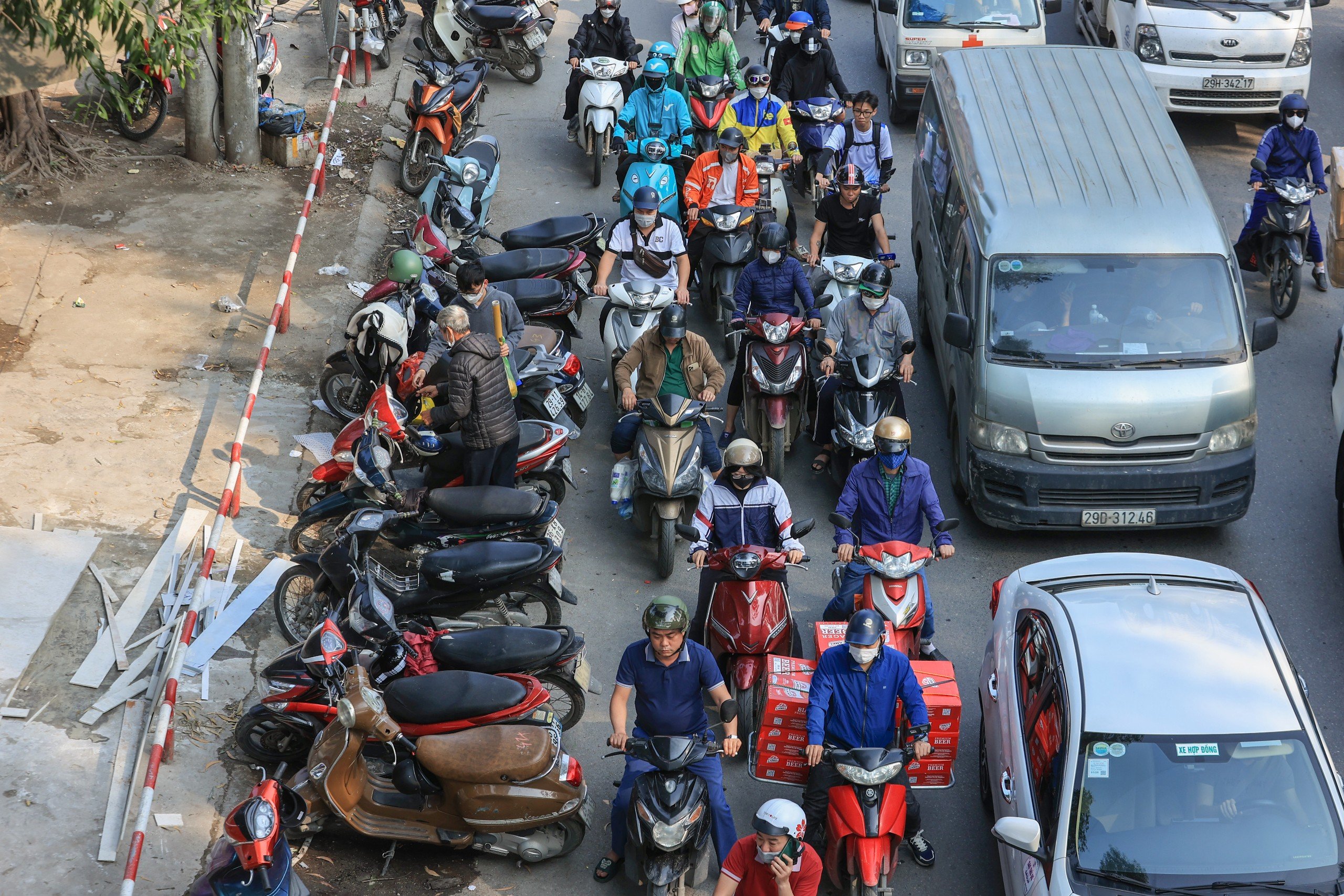 Đường 70 đoạn H&agrave; Đ&ocirc;ng - Văn Điển trước khi được đầu tư 2.800 tỷ mở rộng- Ảnh 5.