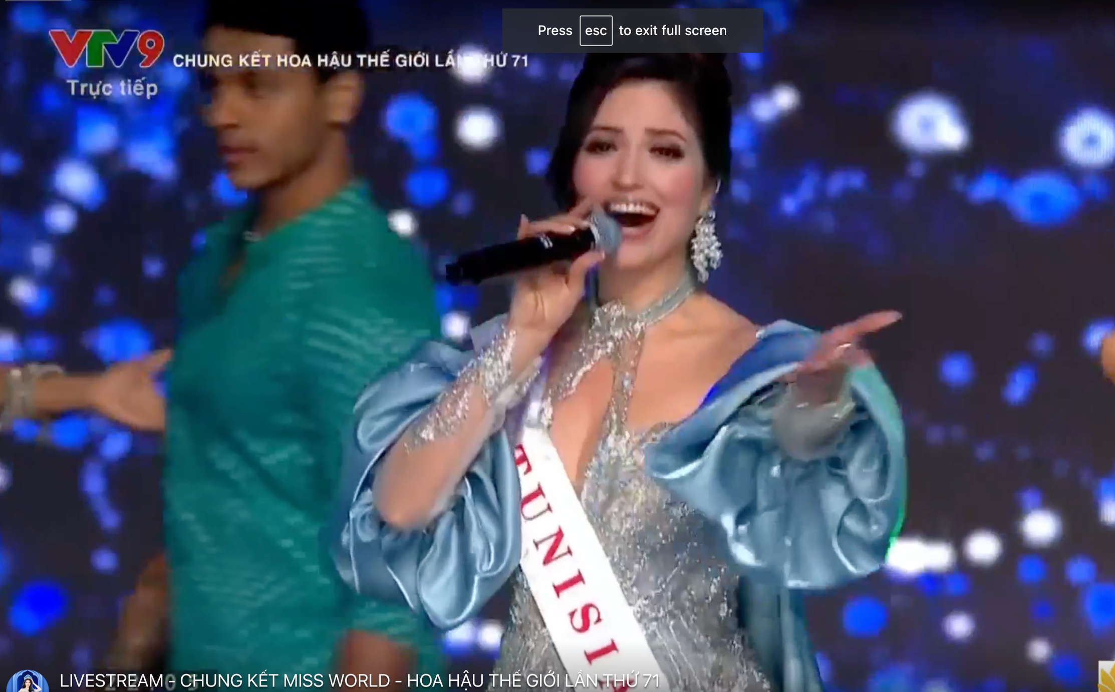 Người đẹp T&agrave;i năng thuộc về đại diện Tunisia.