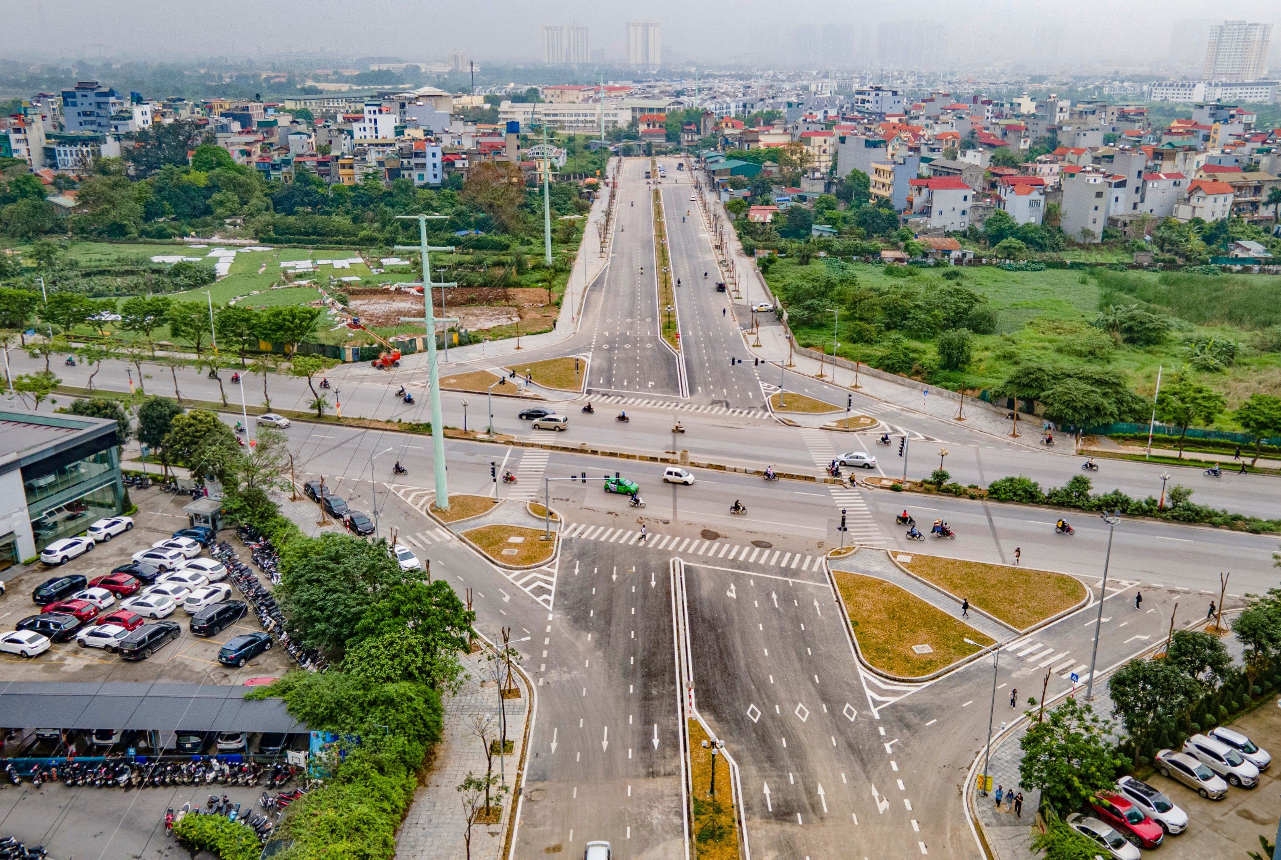 Đường nối khu đ&ocirc; thị Xu&acirc;n Phương đi quốc lộ 32 vẫn dang dở sau nhiều năm thi c&ocirc;ng- Ảnh 1.