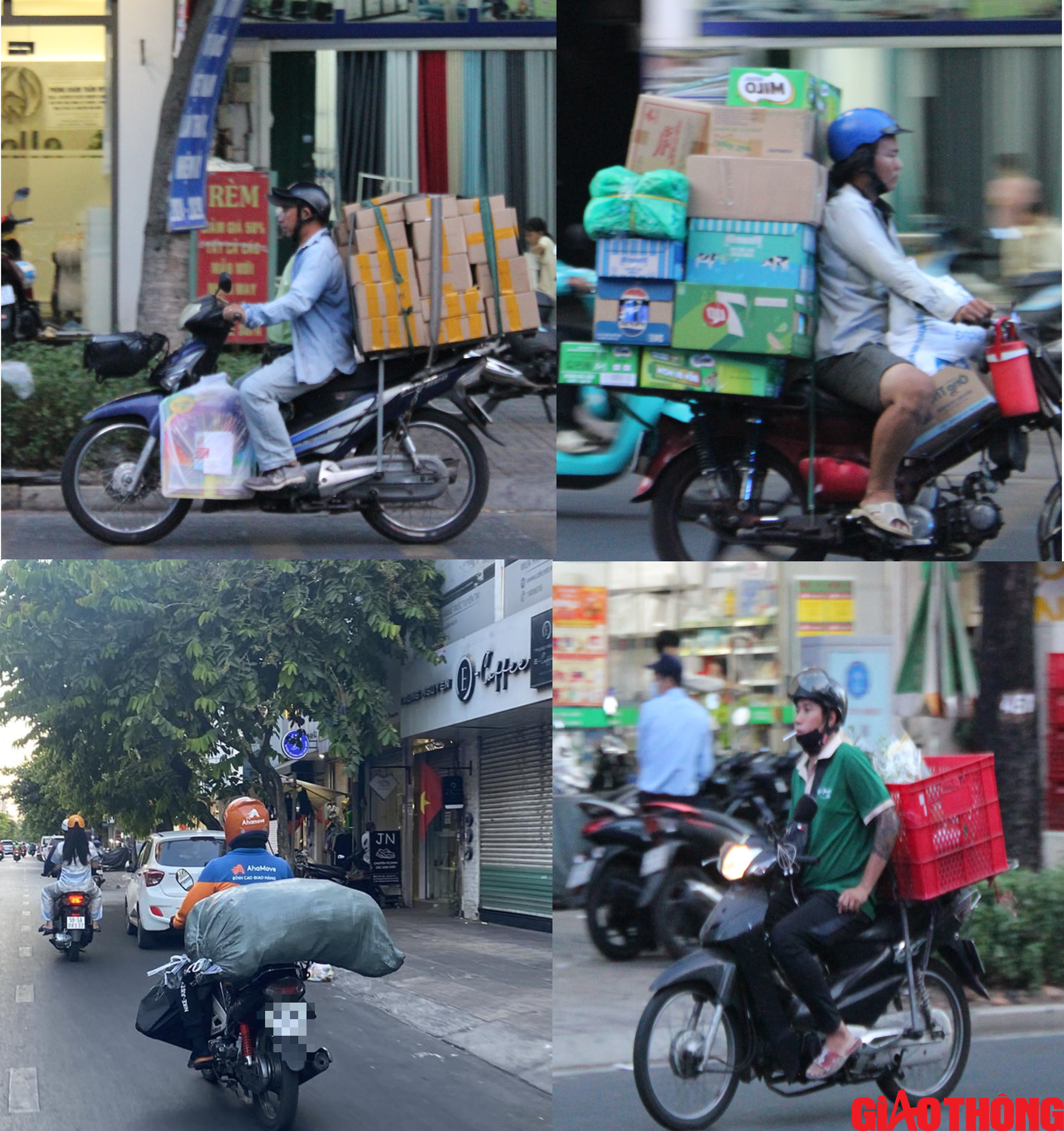 Shipper, t&agrave;i xế c&ocirc;ng nghệ mắt d&aacute;n điện thoại vẫn ph&oacute;ng xe &agrave;o &agrave;o- Ảnh 14.