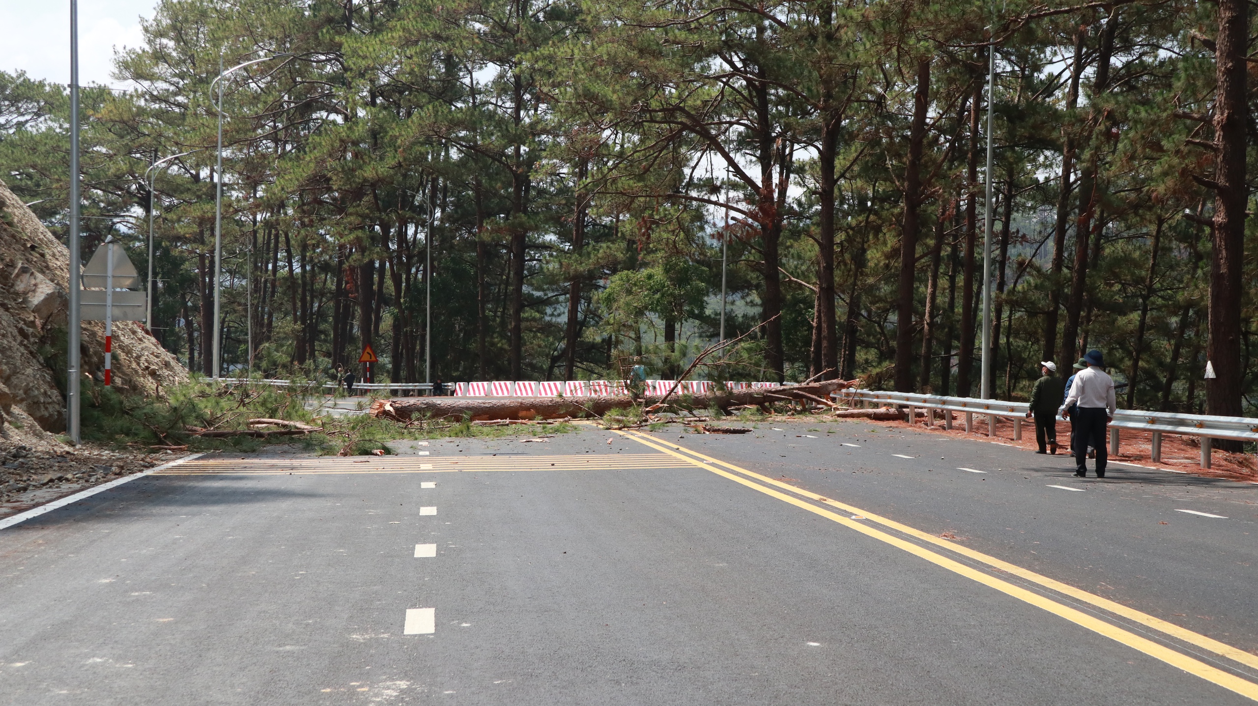 Đ&egrave;o Prenn Đ&agrave; Lạt sạt lở sau mưa: Tạm cấm c&aacute;c phương tiện lưu th&ocirc;ng- Ảnh 2.