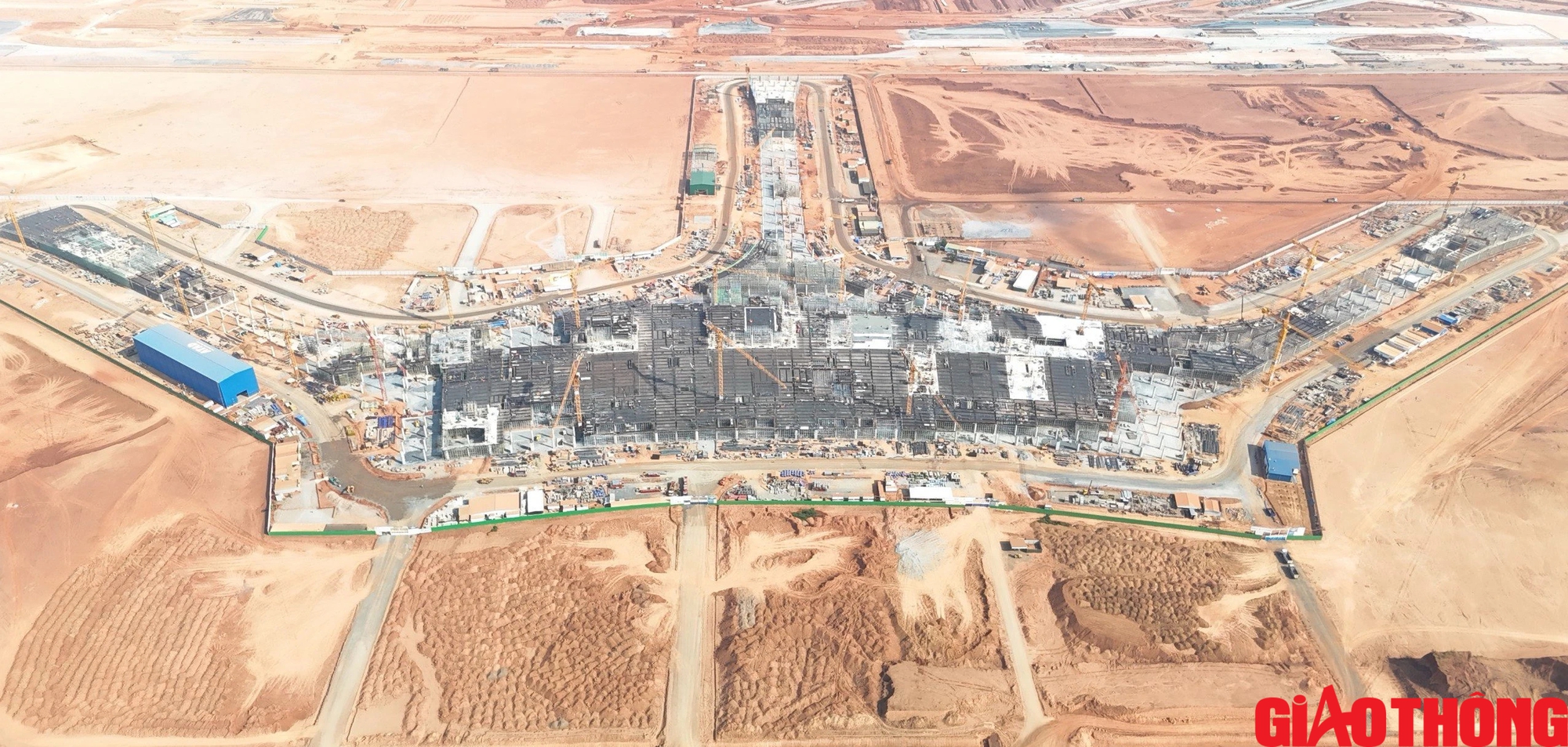 Nhà ga hành khách siêu sân bay Long Thành sau gần 8 tháng thi công- Ảnh 1. Nhà ga hành khách siêu sân bay Long Thành sau gần 8 tháng thi công- Ảnh 1.