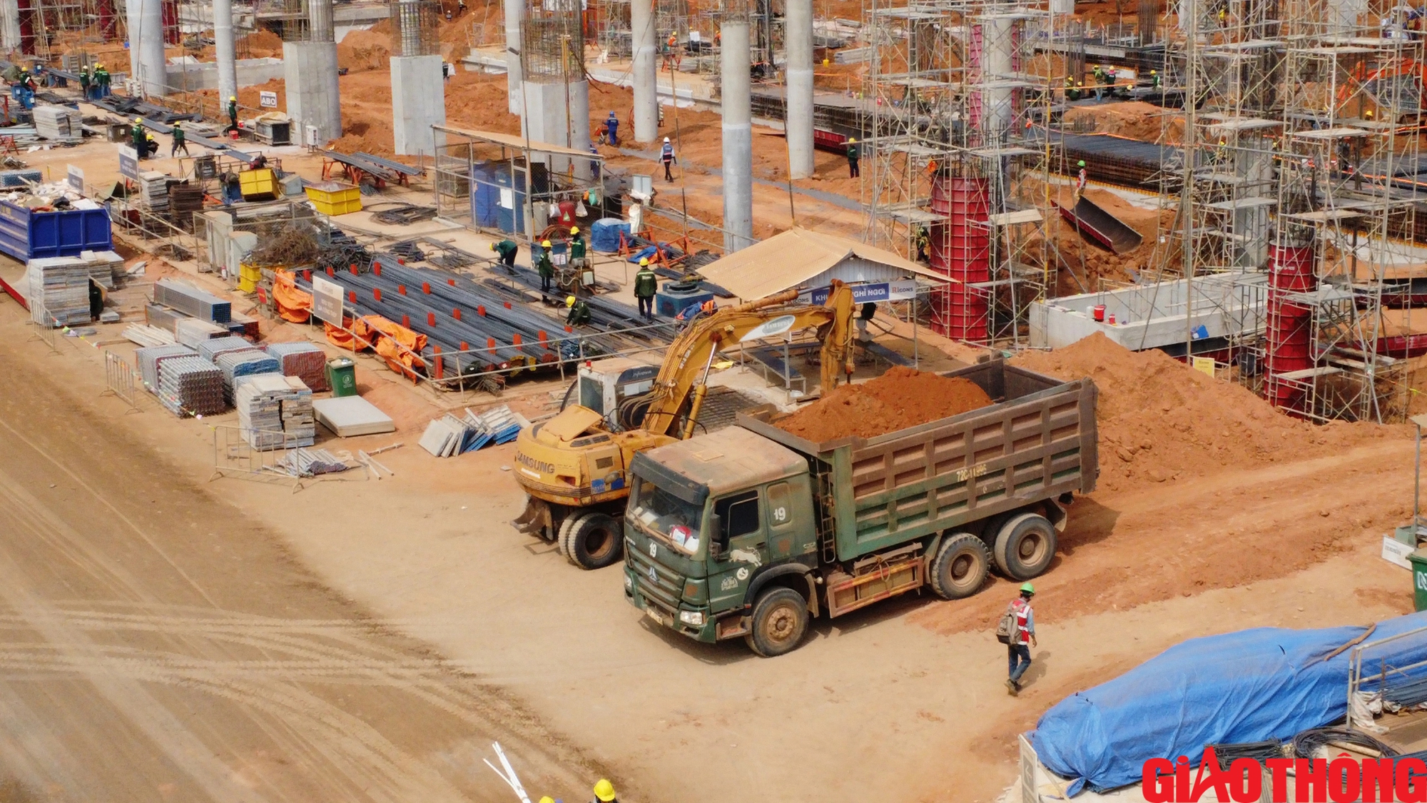 Nhà ga hành khách siêu sân bay Long Thành sau gần 8 tháng thi công- Ảnh 7. Nhà ga hành khách siêu sân bay Long Thành sau gần 8 tháng thi công- Ảnh 7.