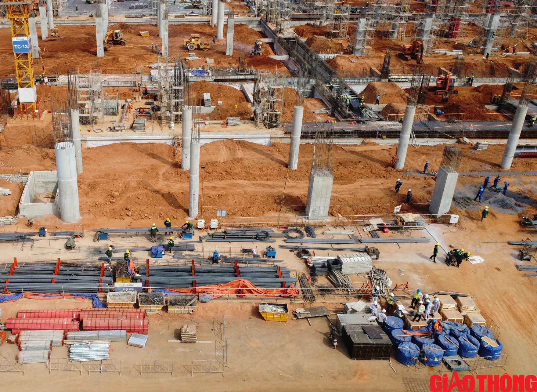 Nhà ga hành khách siêu sân bay Long Thành sau gần 8 tháng thi công- Ảnh 14. Nhà ga hành khách siêu sân bay Long Thành sau gần 8 tháng thi công- Ảnh 14.