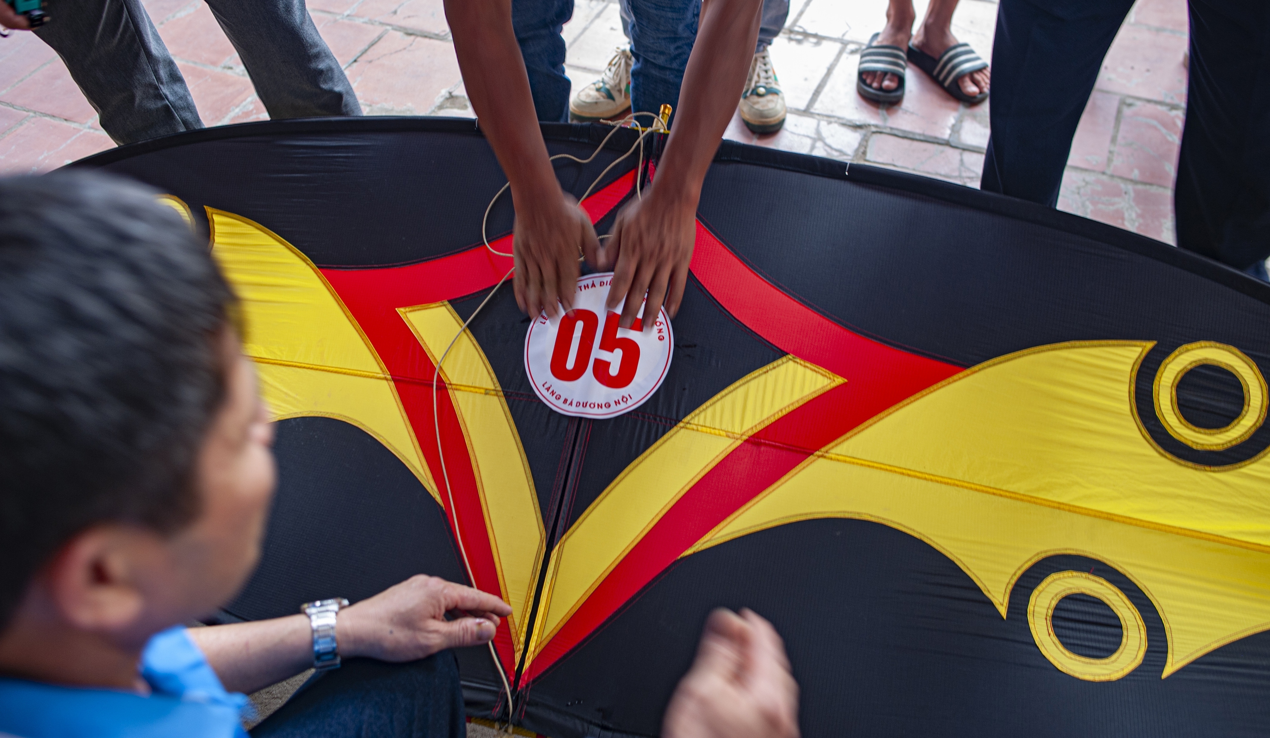 Độc đ&aacute;o lễ hội thả diều l&agrave;ng B&aacute; Dương Nội- Ảnh 4.