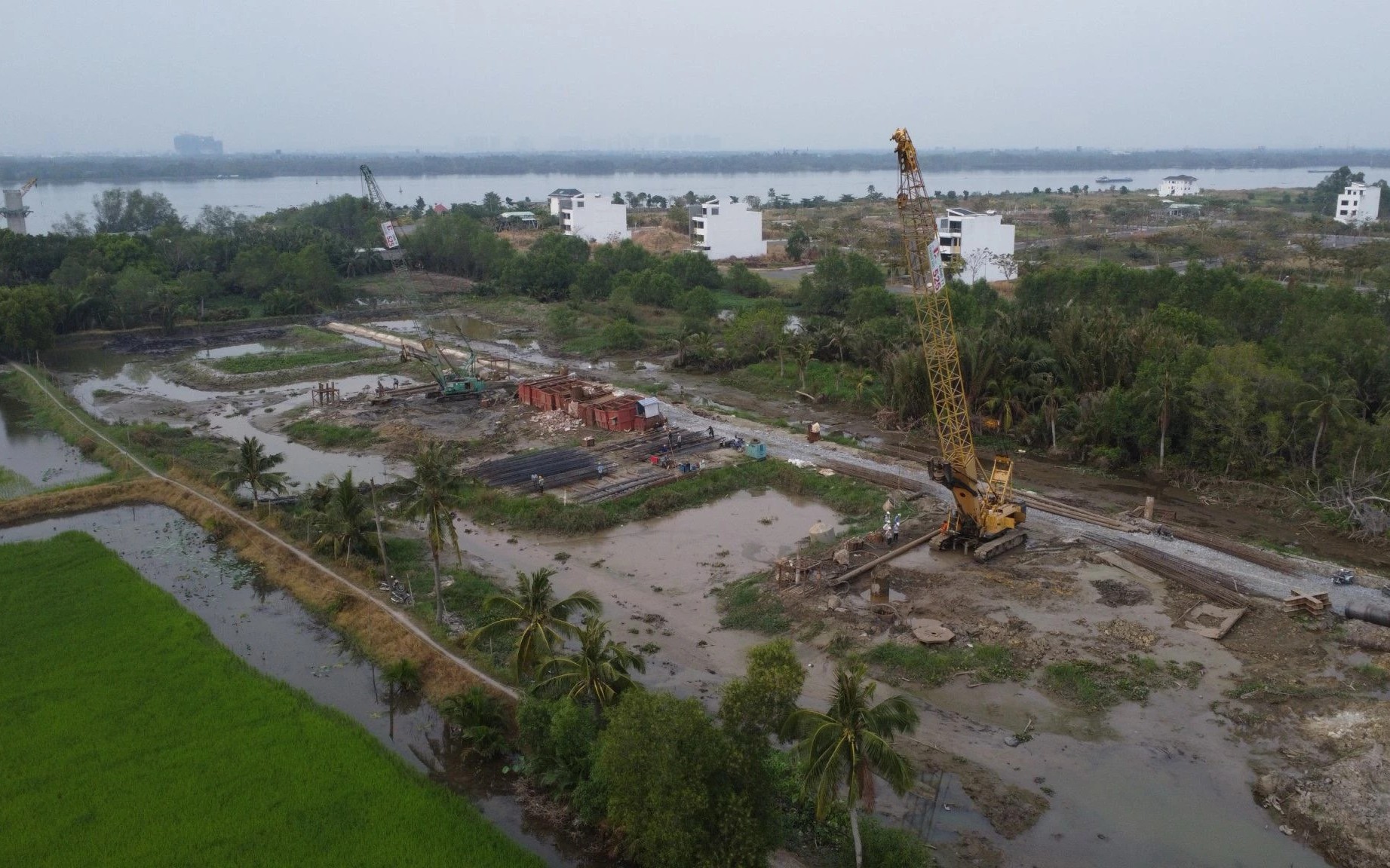 Thiếu gần 250.000m3 c&aacute;t thi c&ocirc;ng đường V&agrave;nh đai 3 đoạn T&acirc;n Vạn - Nhơn Trạch