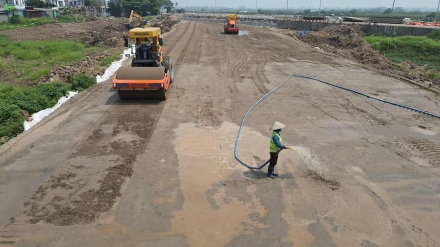 Hối hả thi c&ocirc;ng V&agrave;nh đai 4 - V&ugrave;ng Thủ đ&ocirc; ngay giữa kỳ nghỉ lễ 30/4- Ảnh 2.