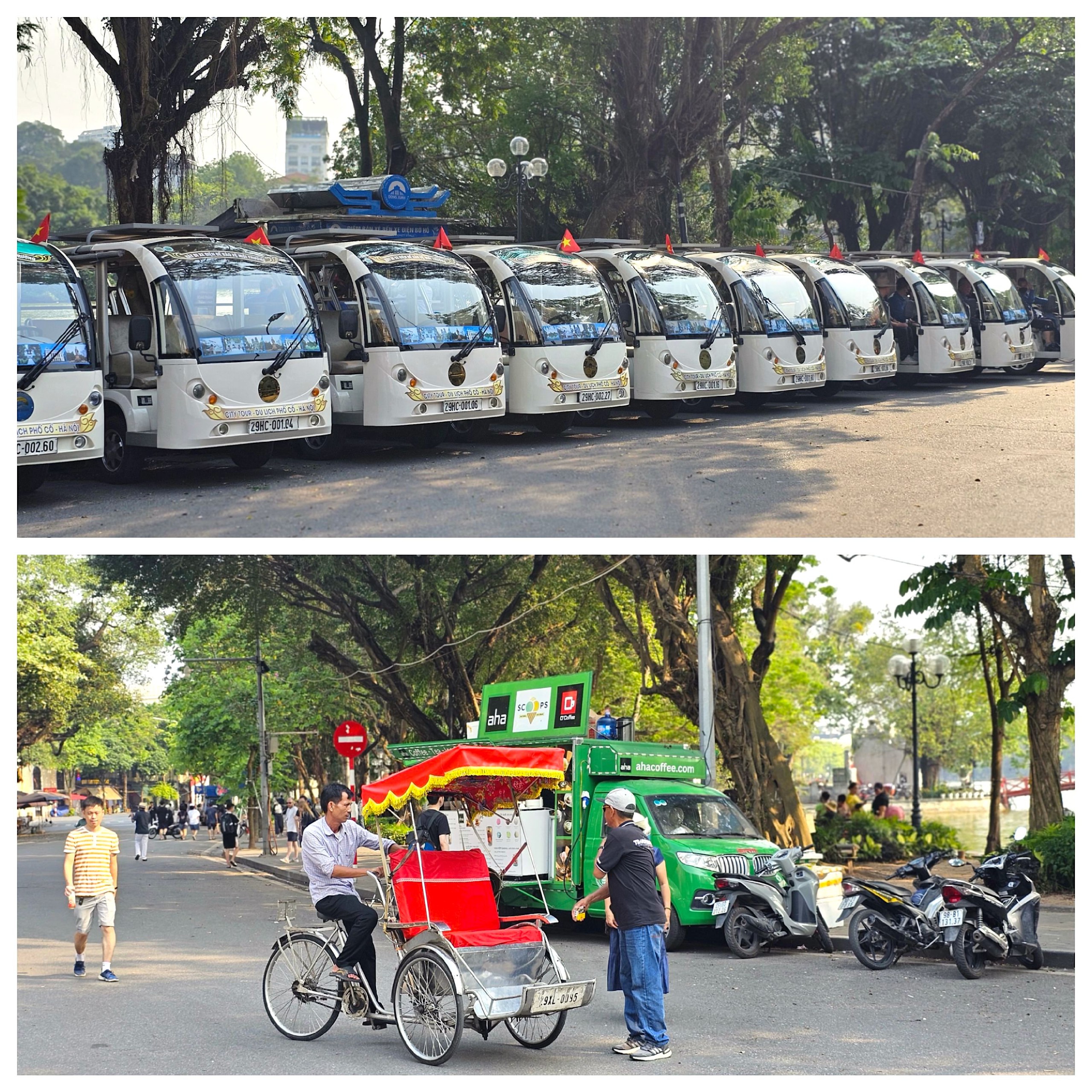 Phố đi bộ H&agrave; Nội lạ thường trong dịp nghỉ lễ- Ảnh 10.