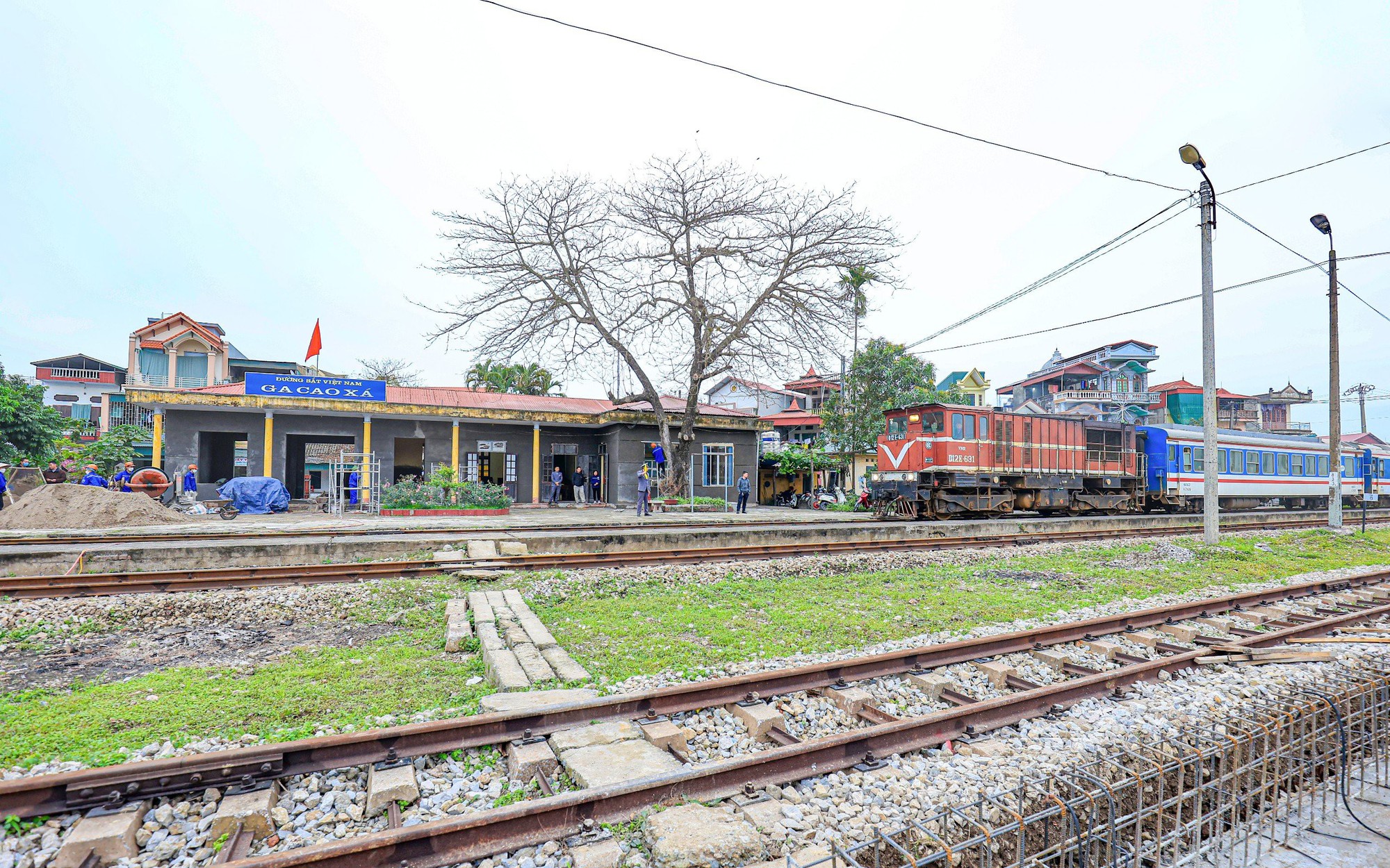 Chuyến tàu đầu tiên chở hàng liên vận quốc tế xuất phát từ ga Cao Xá- Ảnh 5. Ga Cao Xá sẵn sàng đón chuyến tàu liên vận quốc tế đầu tiên