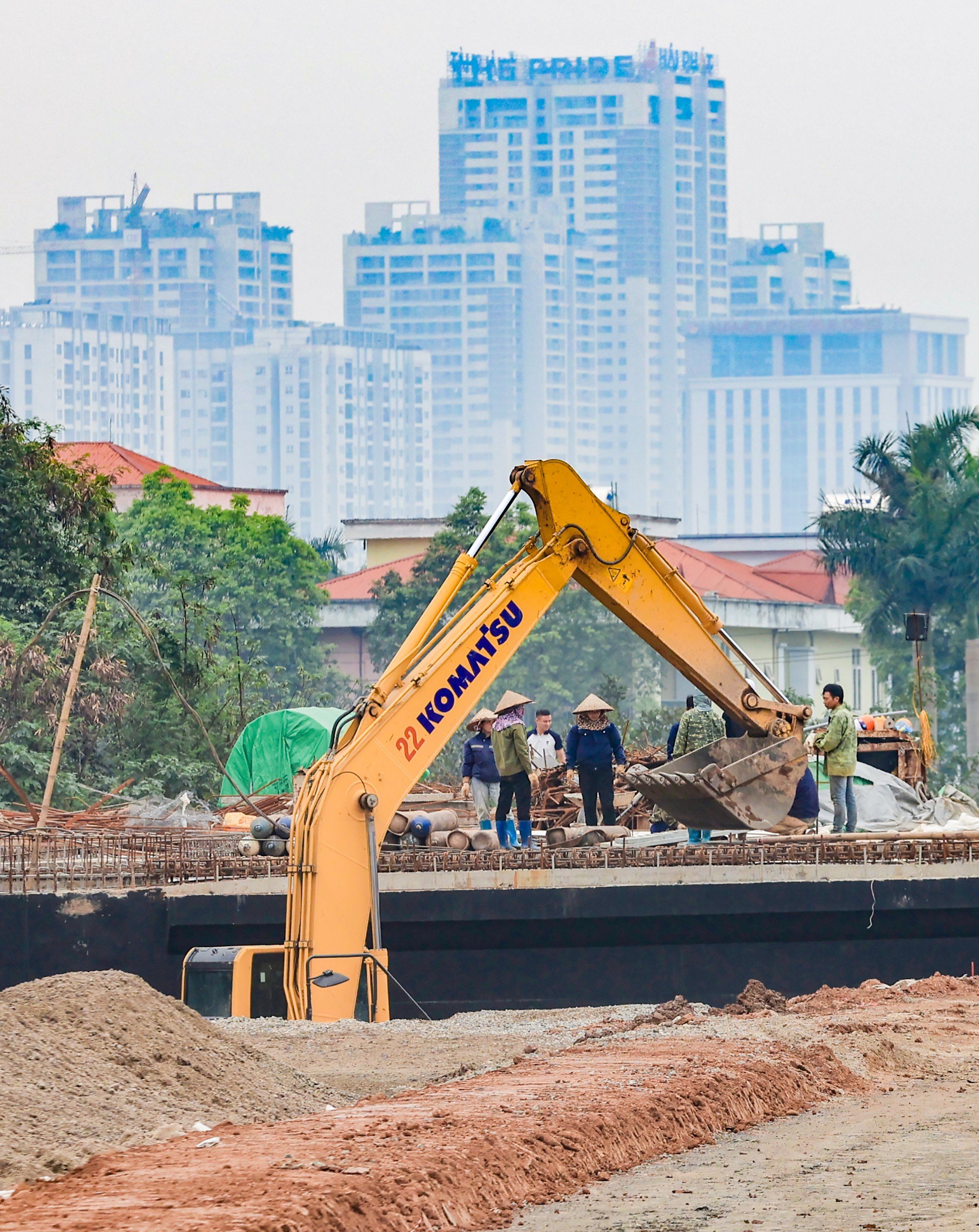 Ngắm tuyến đường hơn 700 tỷ nối đại lộ Thăng Long sắp th&ocirc;ng xe- Ảnh 11.