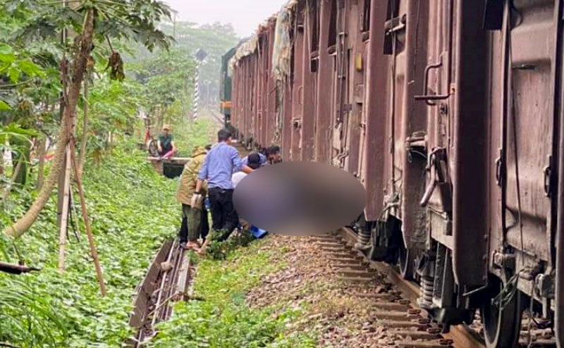 Hiện trường vụ TNGT.