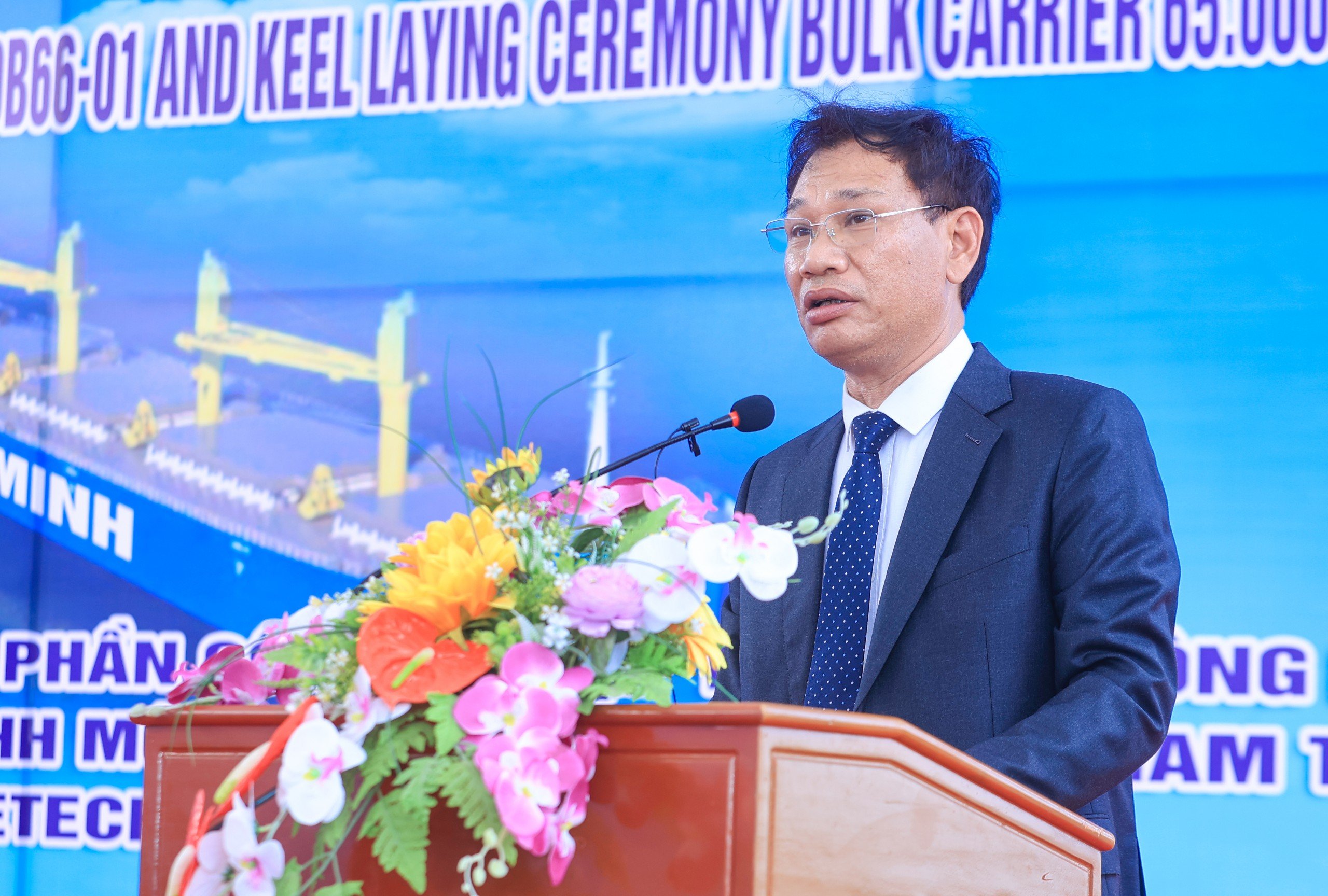 Hạ thủy t&agrave;u h&agrave;ng rời lớn nhất đ&oacute;ng mới tại Việt Nam- Ảnh 2.