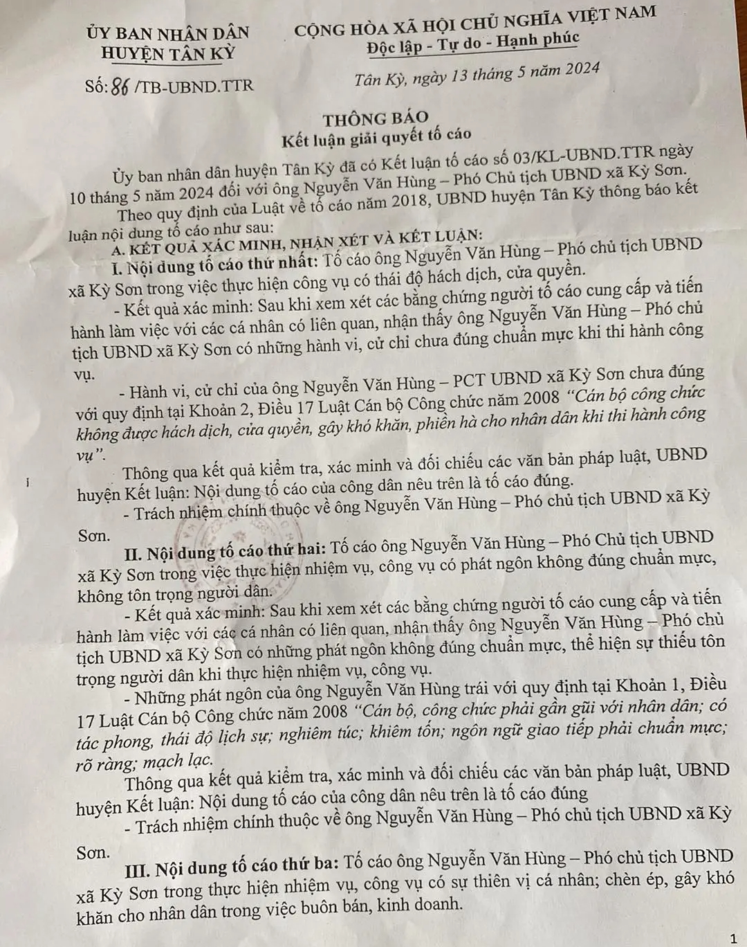 Nghệ An: Đề nghị kiểm điểm ph&oacute; chủ tịch x&atilde; h&aacute;ch dịch, cửa quyền với d&acirc;n- Ảnh 2.