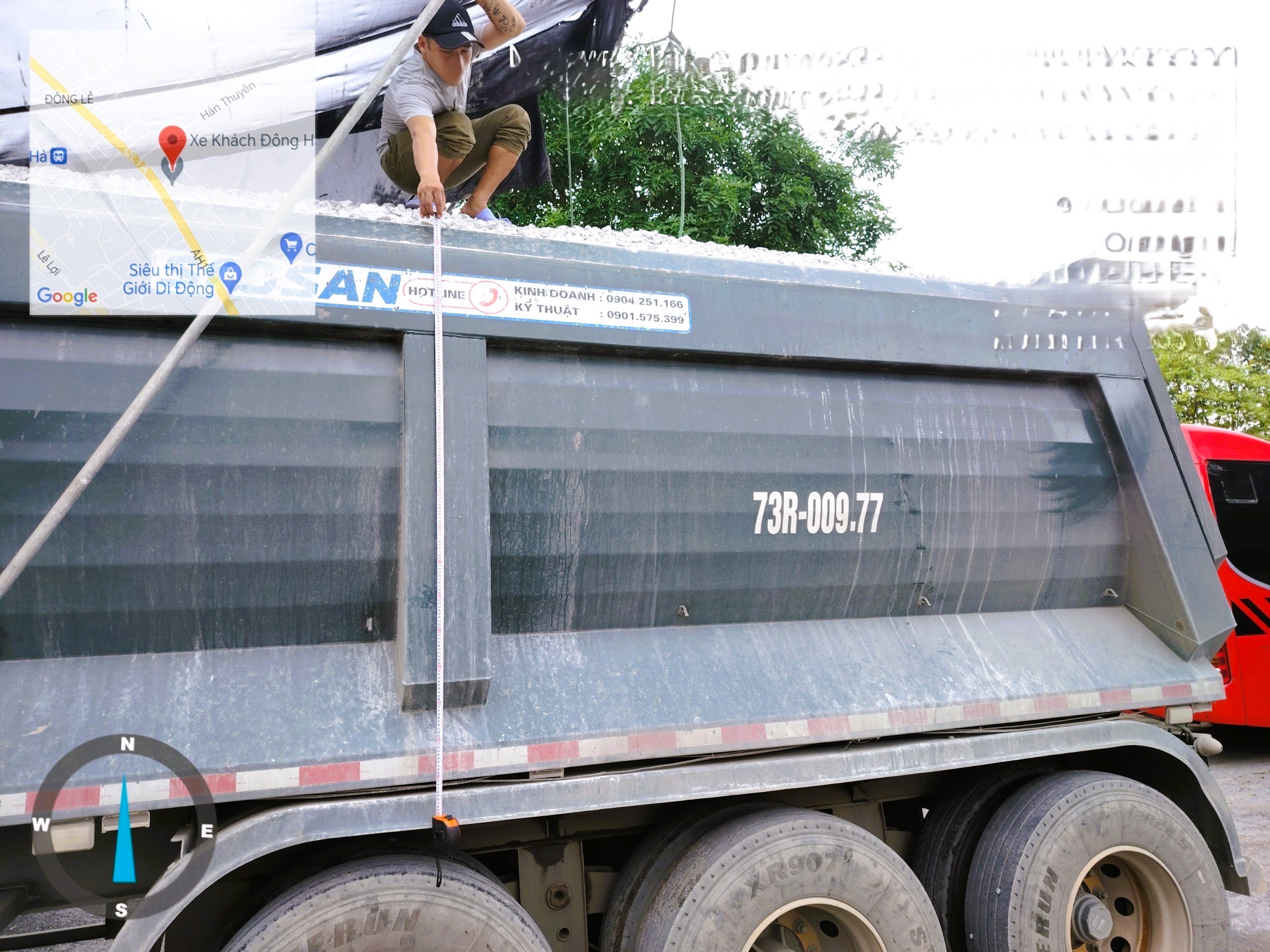 Quảng Trị: Ph&aacute;t hiện &ocirc; t&ocirc; đầu k&eacute;o cơi nới th&ugrave;ng, chở qu&aacute; tải, t&agrave;i xế kh&ocirc;ng GPLX- Ảnh 1.