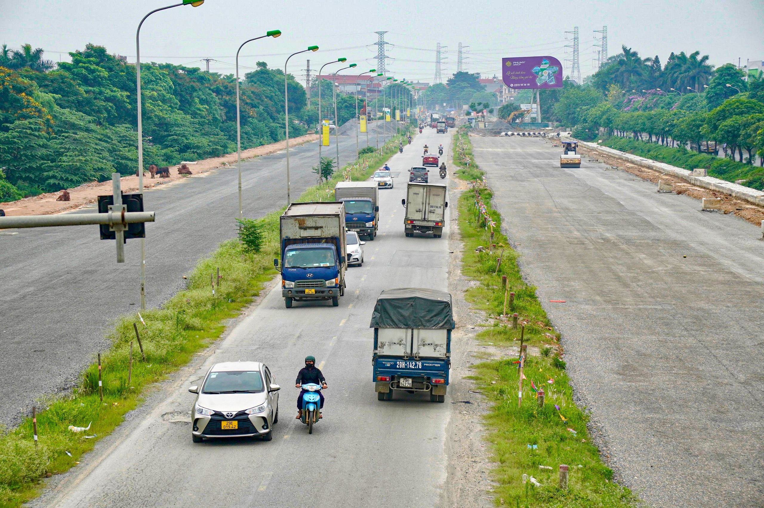 Dự &aacute;n mở rộng QL6 đi Xu&acirc;n Mai sau hơn 1,5 năm thi c&ocirc;ng- Ảnh 5.